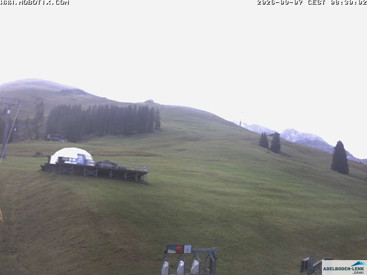 Archiv Foto Webcam Talstation Metschstand, Adelboden-Lenk