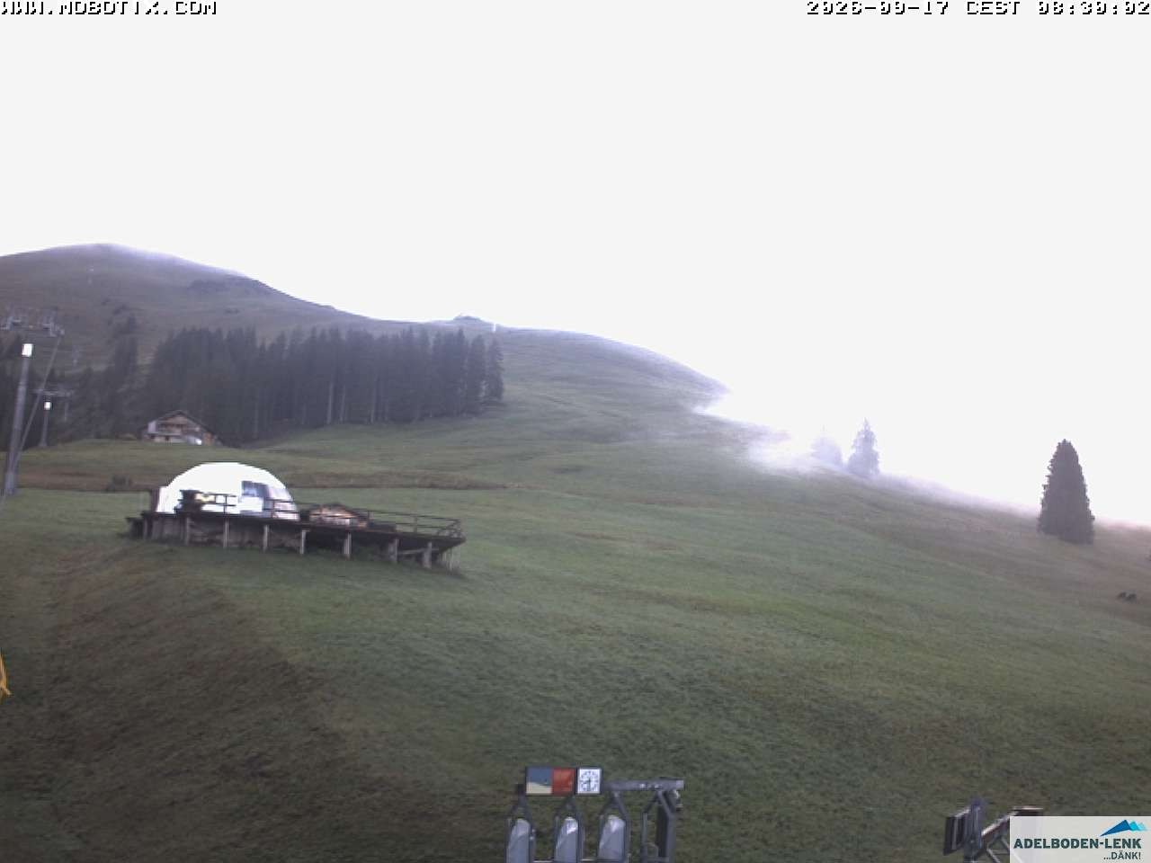 Archiv Foto Webcam Talstation Metschstand, Adelboden-Lenk