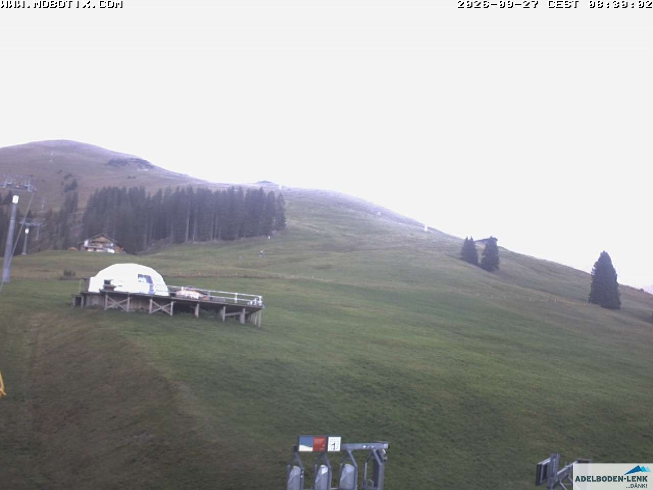 Archiv Foto Webcam Talstation Metschstand, Adelboden-Lenk