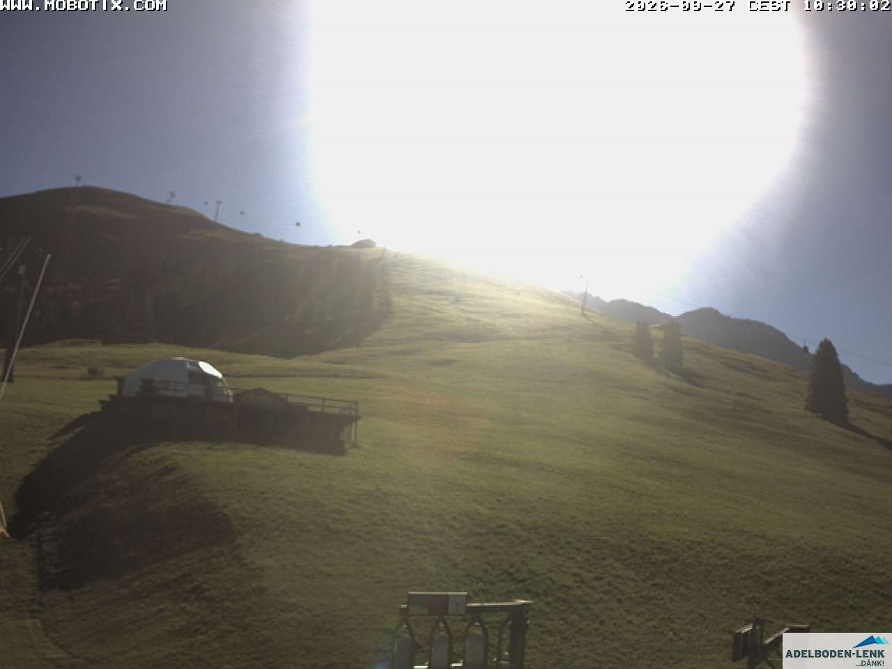 Archiv Foto Webcam Talstation Metschstand, Adelboden-Lenk