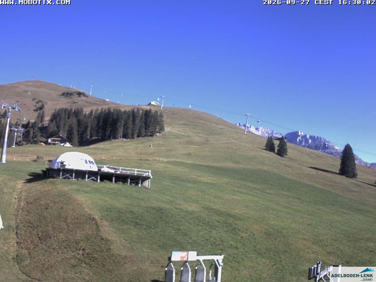 Archiv Foto Webcam Talstation Metschstand, Adelboden-Lenk