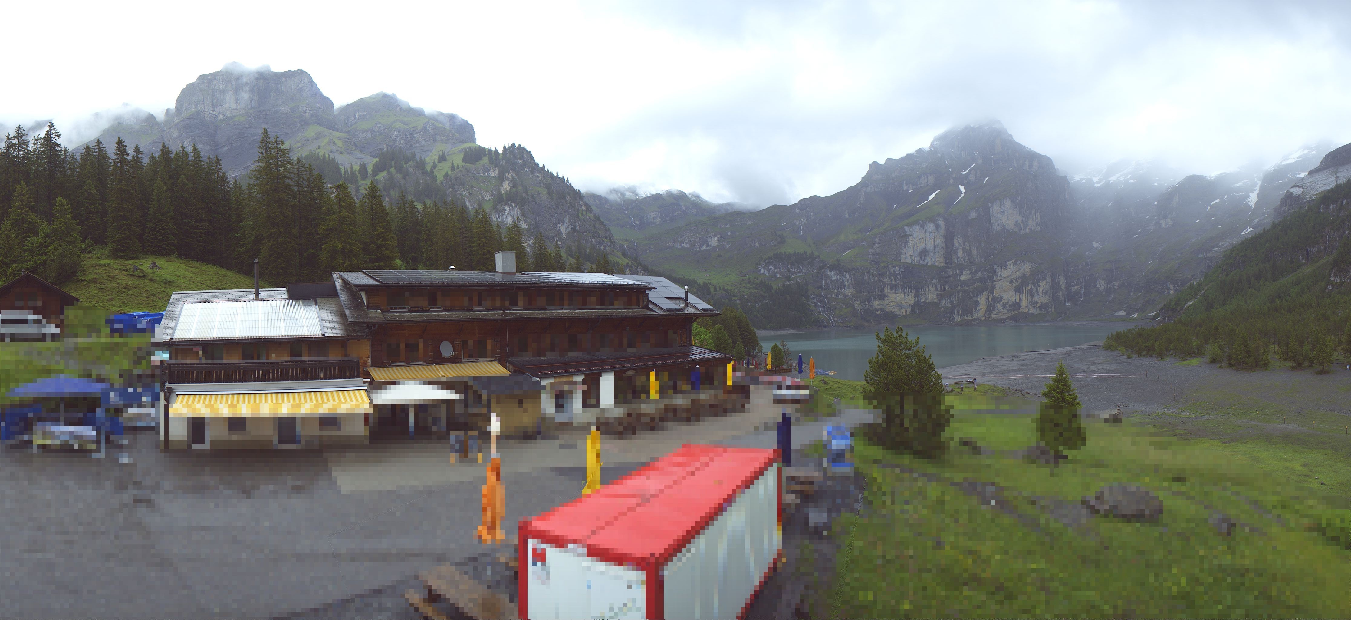 Archiv Foto Webcam Kandersteg: Oeschinensee (1578 m)