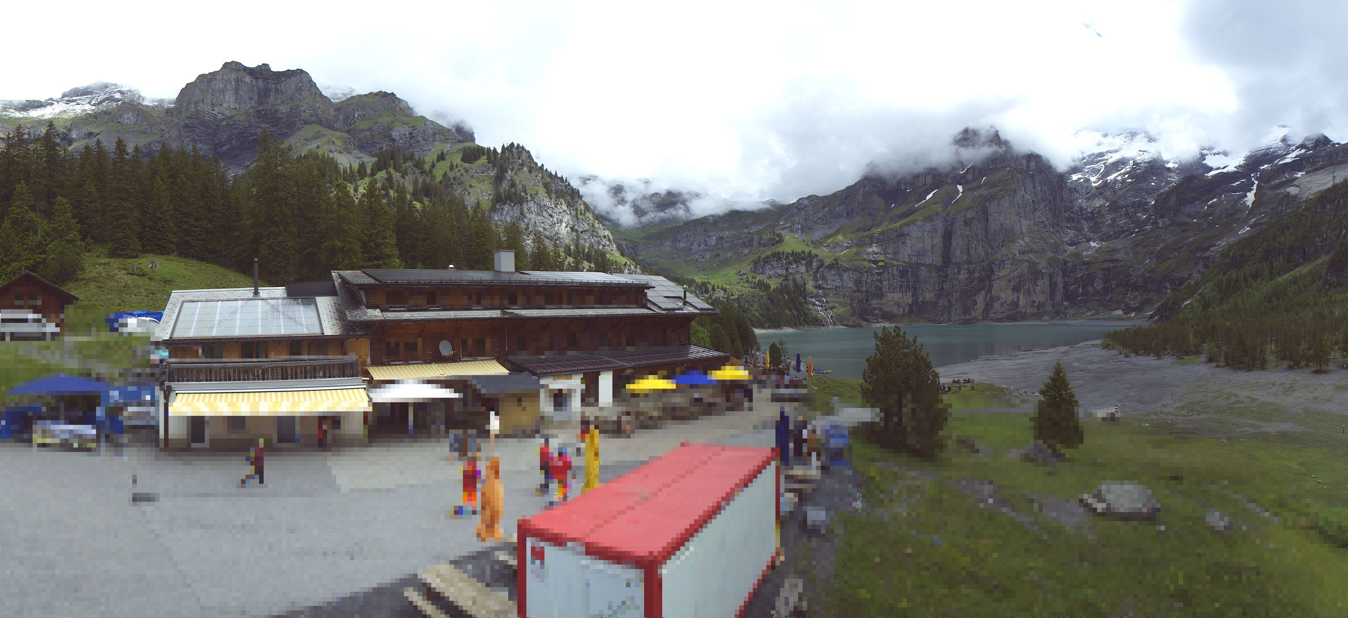 Archiv Foto Webcam Kandersteg: Oeschinensee (1578 m)