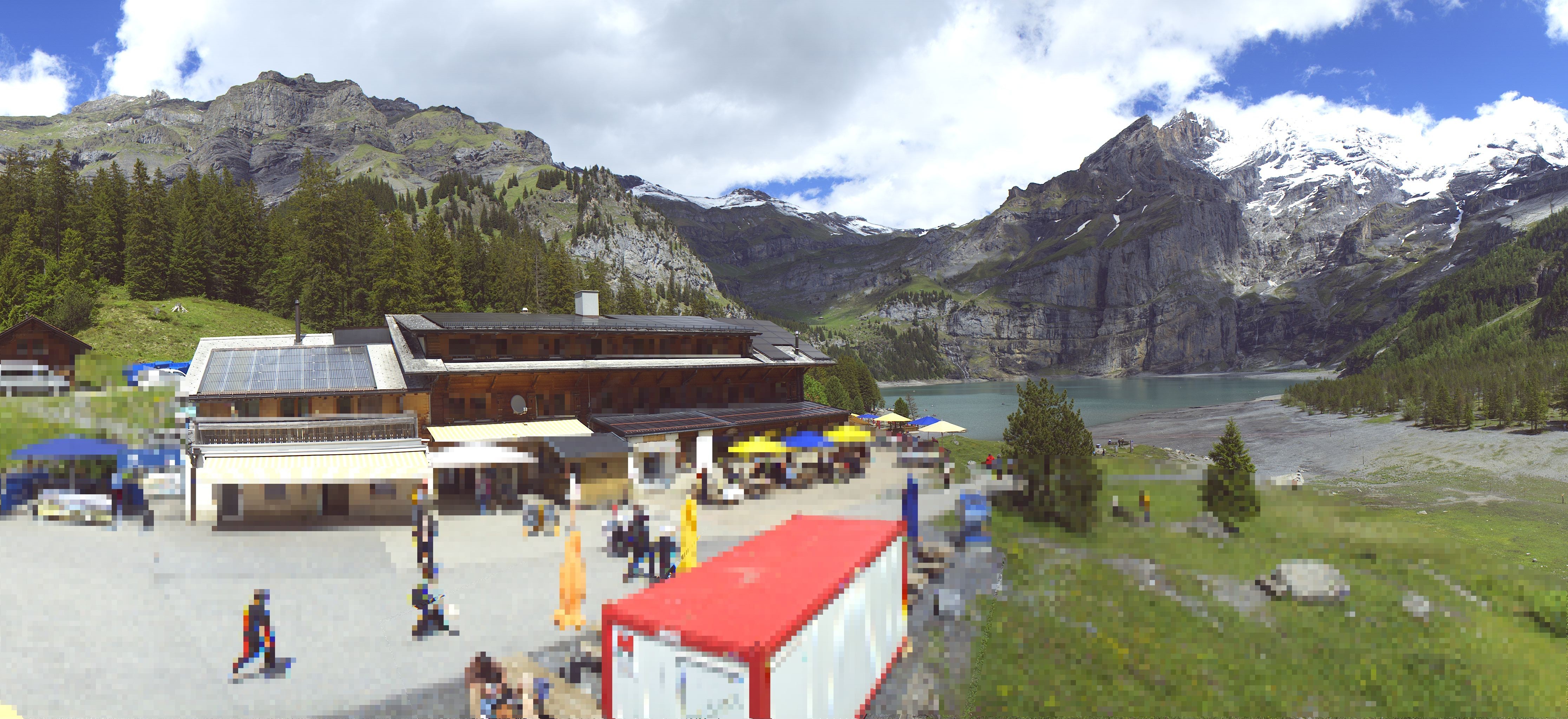 Archiv Foto Webcam Kandersteg: Oeschinensee (1578 m)