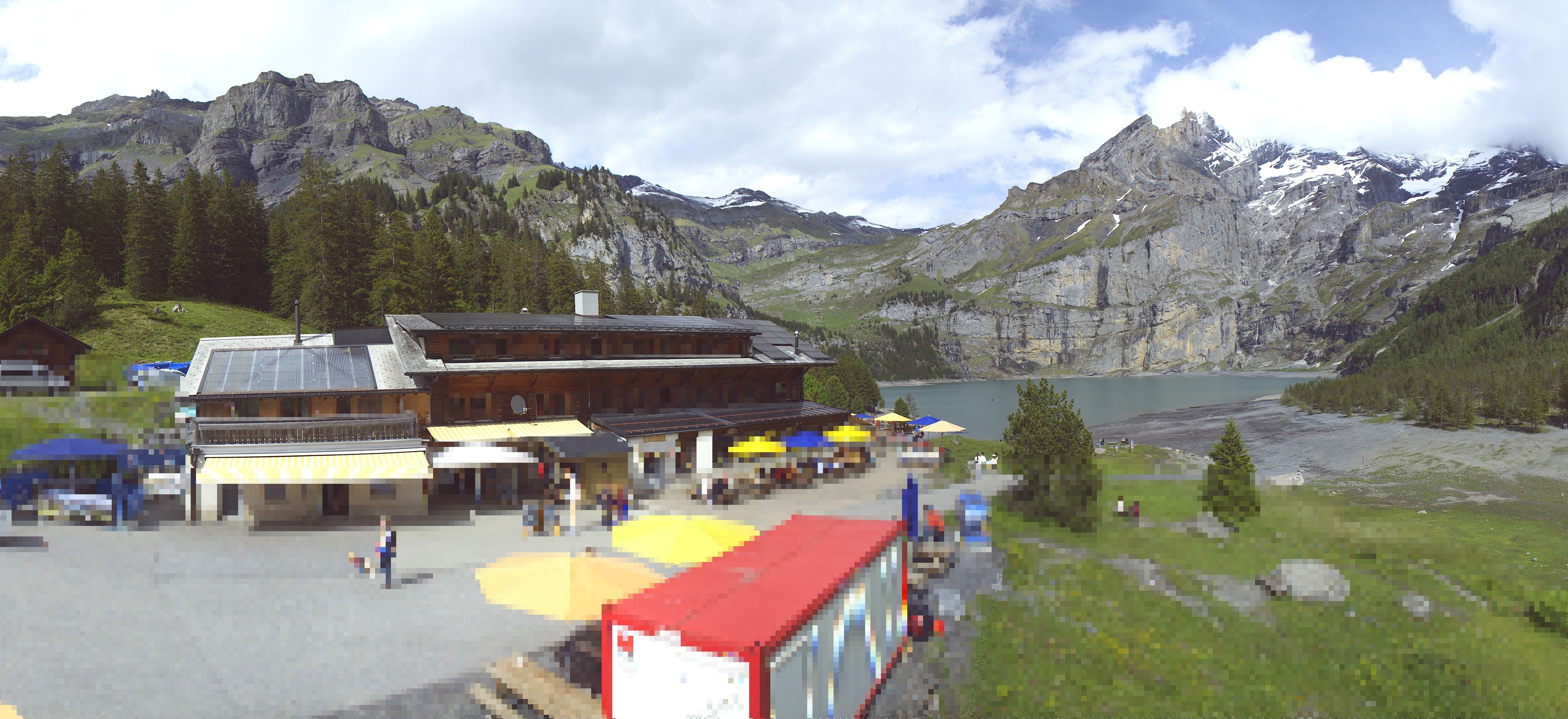Archiv Foto Webcam Kandersteg: Oeschinensee (1578 m)