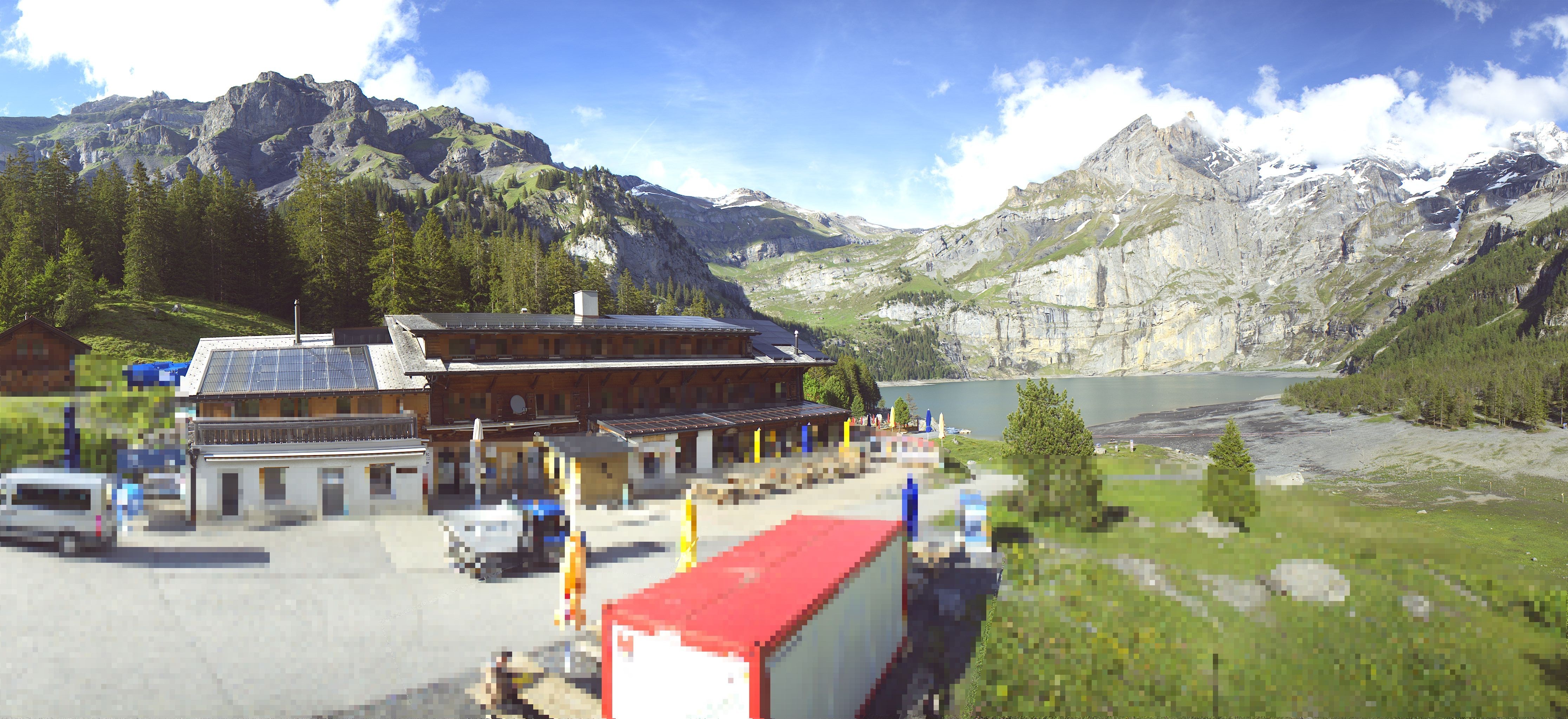Archiv Foto Webcam Kandersteg: Oeschinensee (1578 m)
