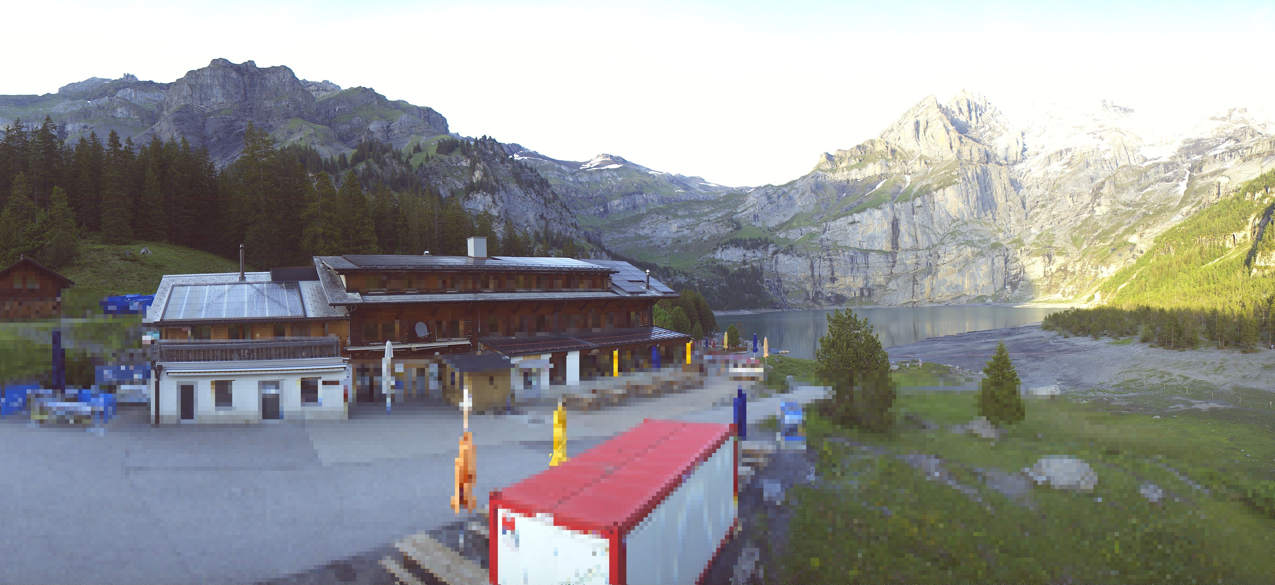 Archiv Foto Webcam Kandersteg: Oeschinensee (1578 m)