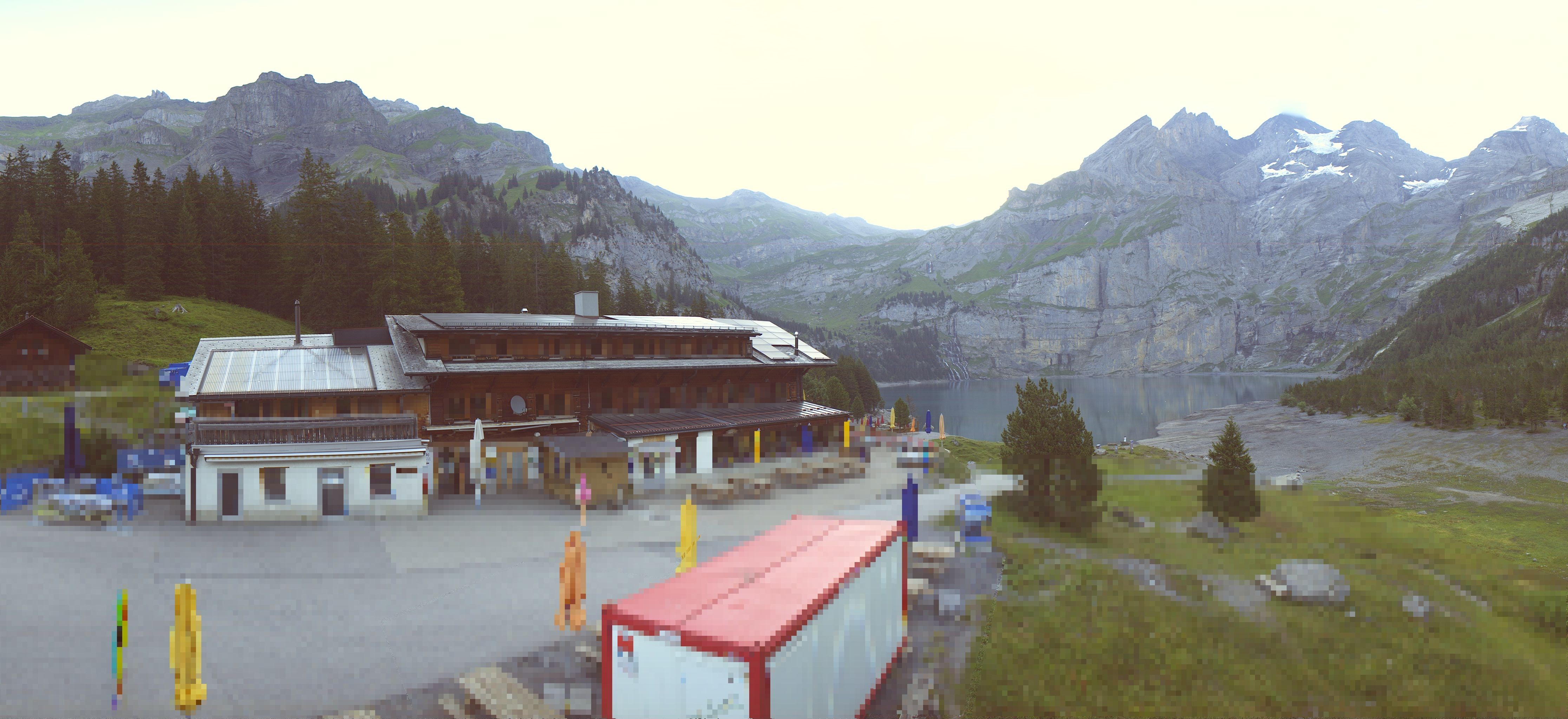 Archiv Foto Webcam Kandersteg: Oeschinensee (1578 m)