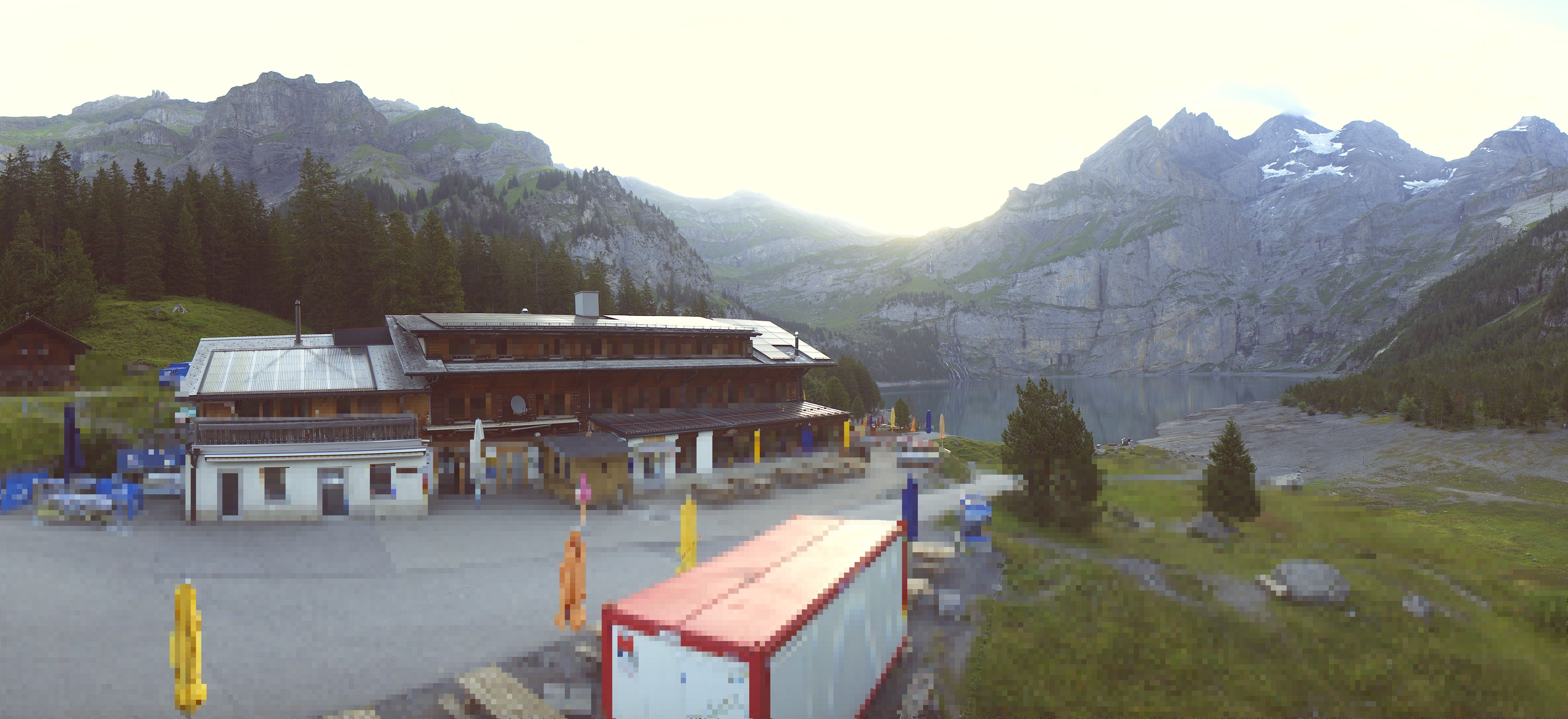 Archiv Foto Webcam Kandersteg: Oeschinensee (1578 m)