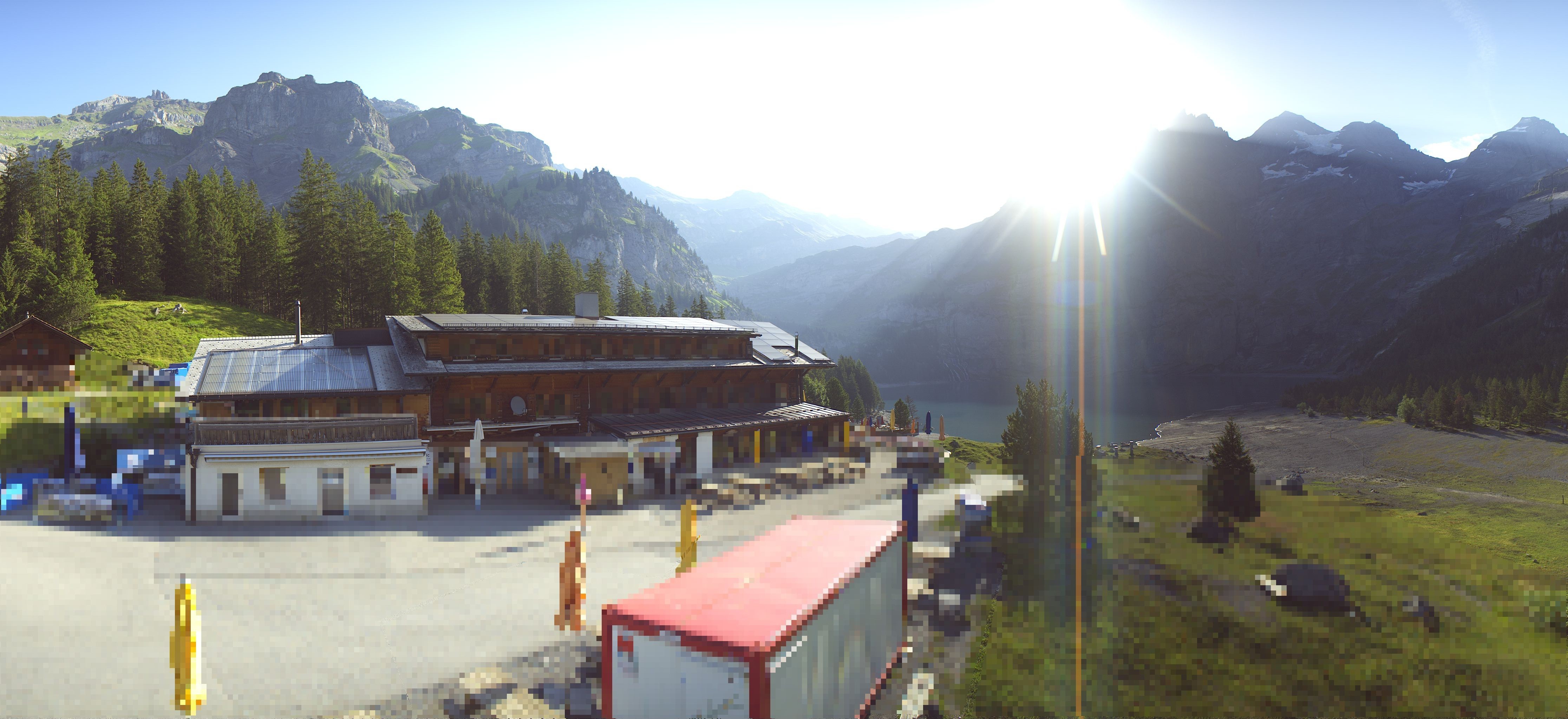Archiv Foto Webcam Kandersteg: Oeschinensee (1578 m)