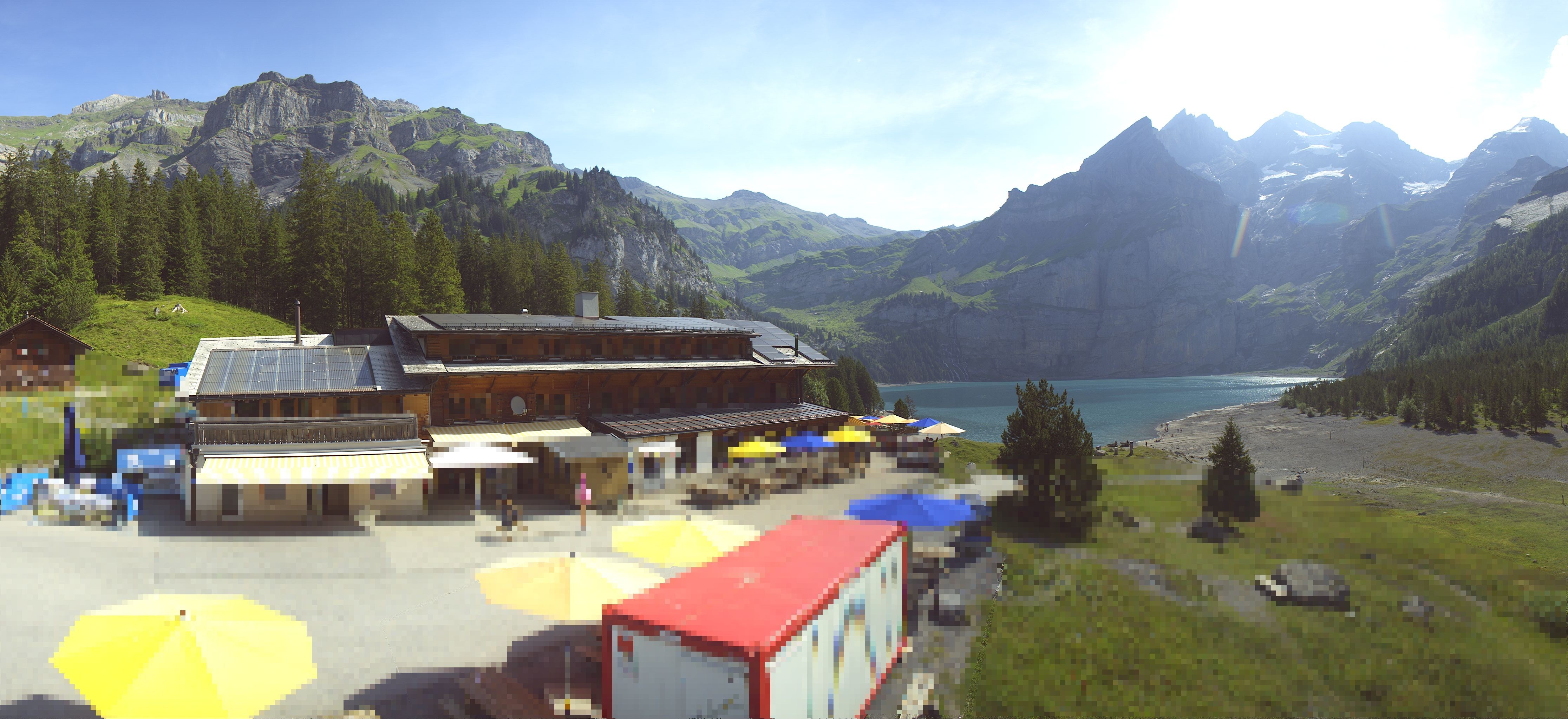 Archiv Foto Webcam Kandersteg: Oeschinensee (1578 m)