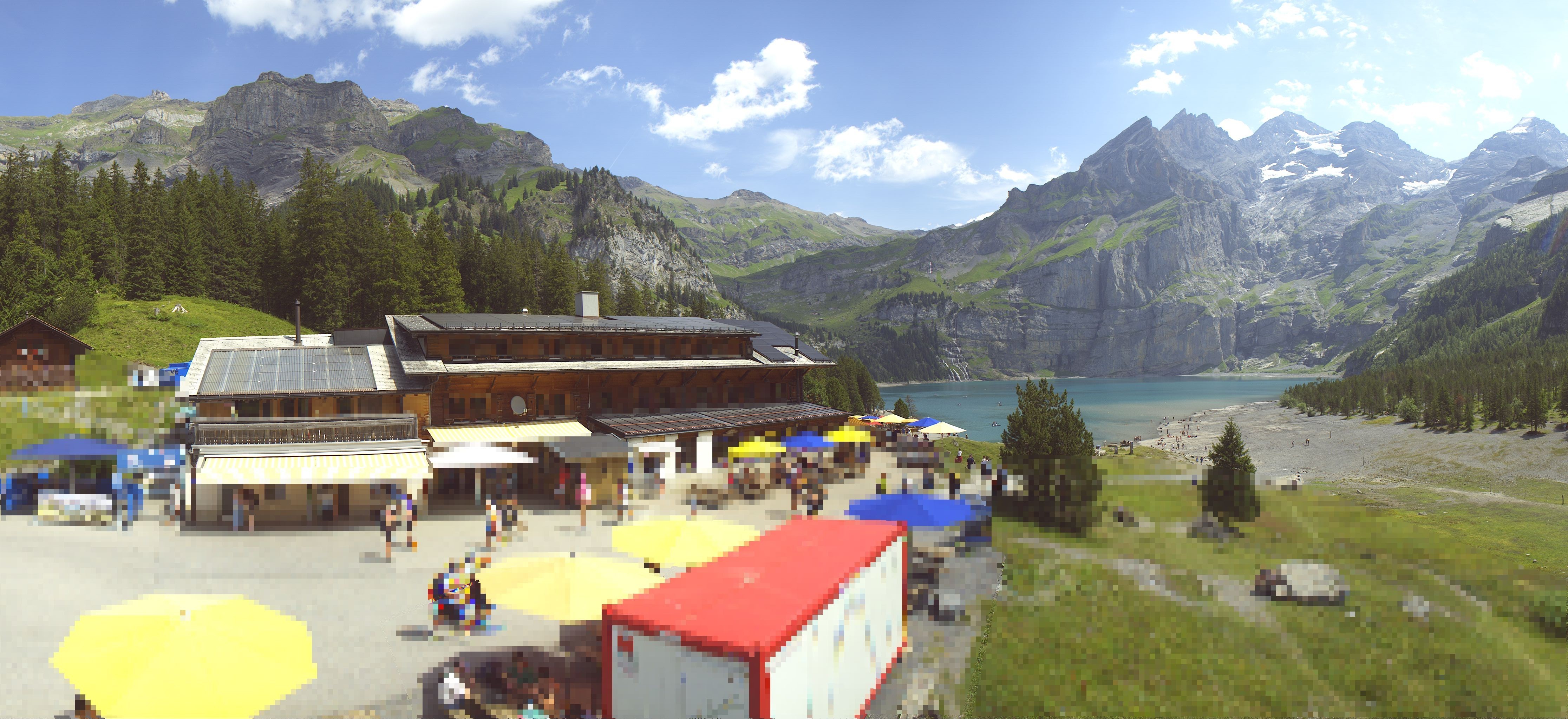Archiv Foto Webcam Kandersteg: Oeschinensee (1578 m)