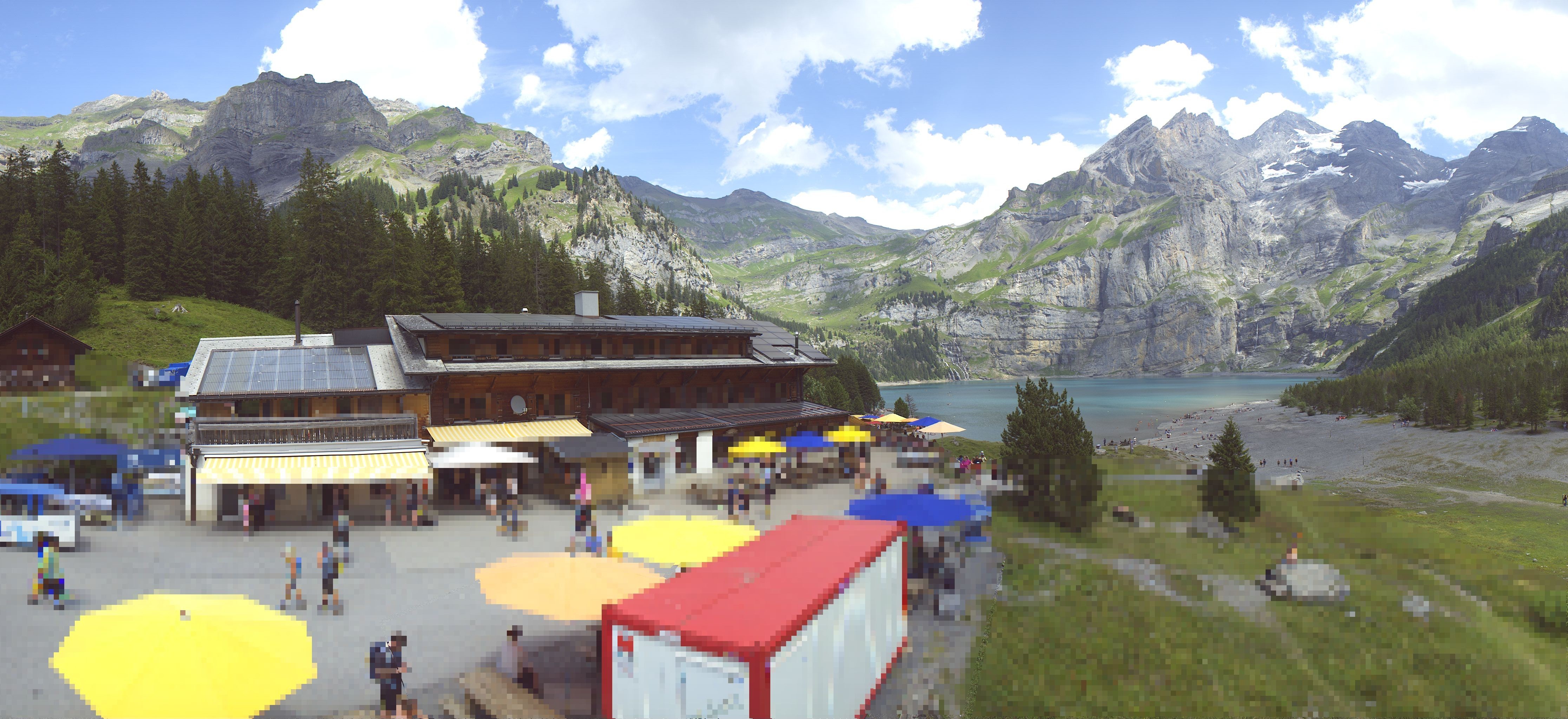 Archiv Foto Webcam Kandersteg: Oeschinensee (1578 m)