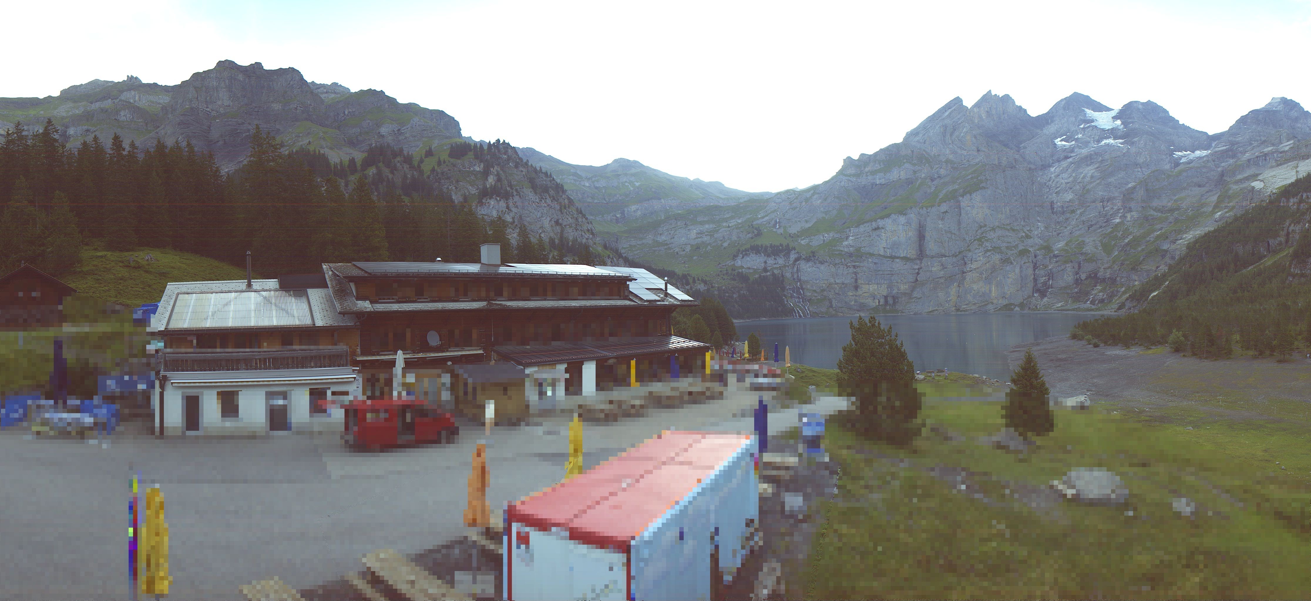 Archiv Foto Webcam Kandersteg: Oeschinensee (1578 m)
