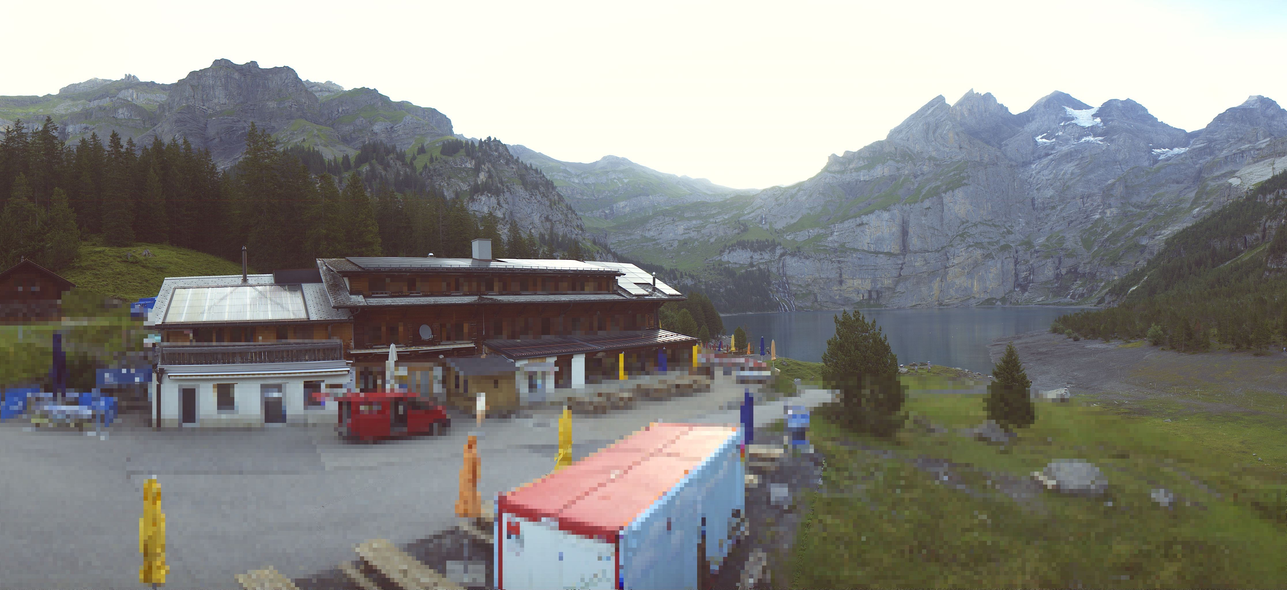 Archiv Foto Webcam Kandersteg: Oeschinensee (1578 m)