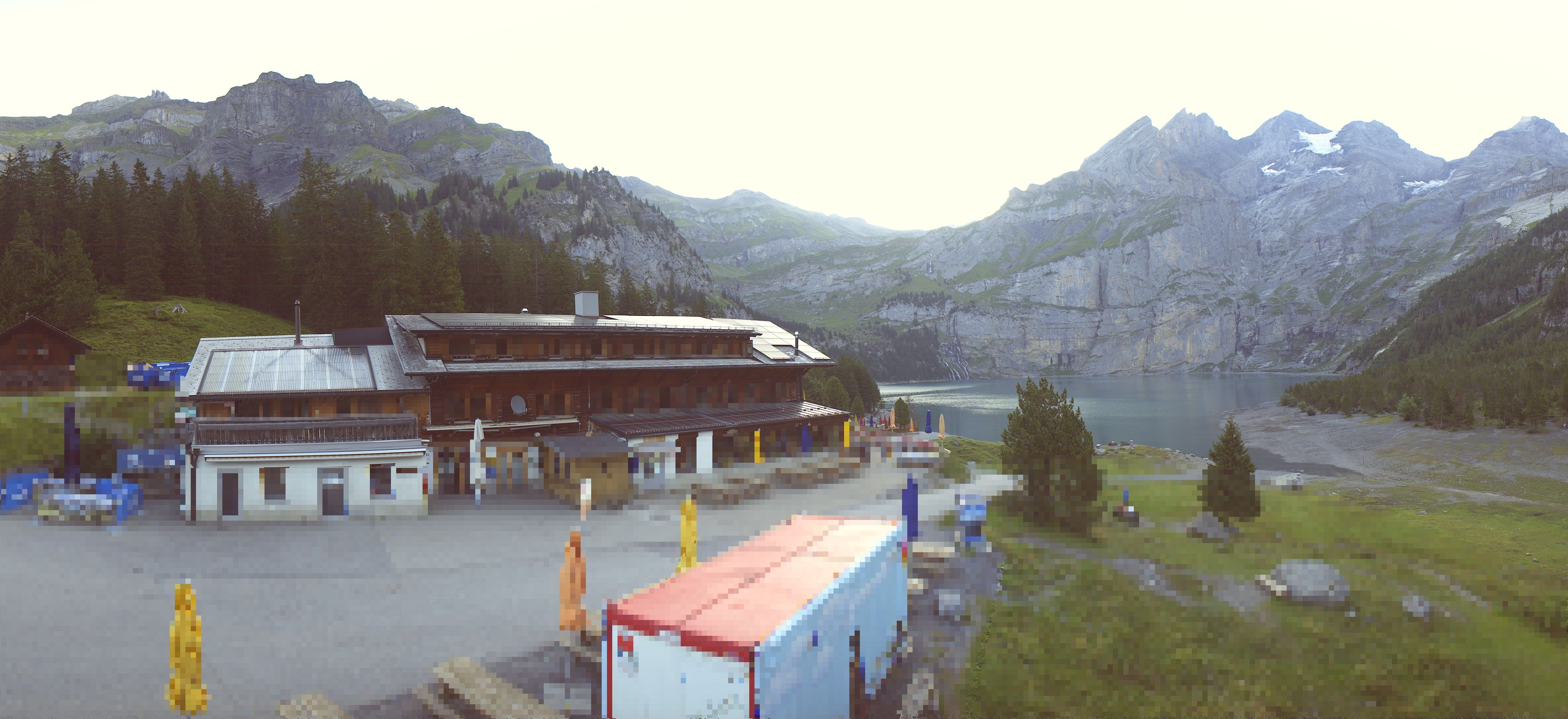 Archived image Webcam Kandersteg: Lake Oeschinensee (1578 m)