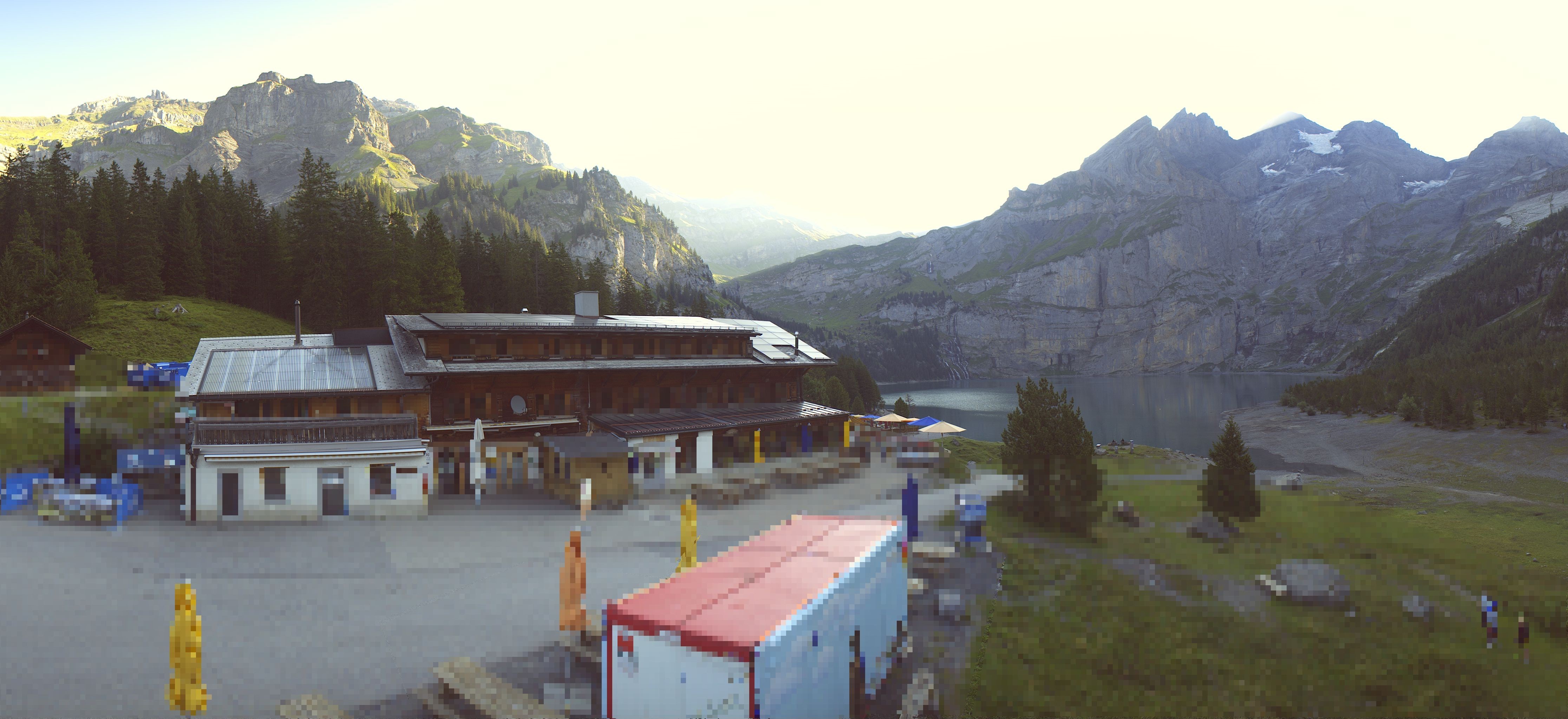 Archived image Webcam Kandersteg: Lake Oeschinensee (1578 m)
