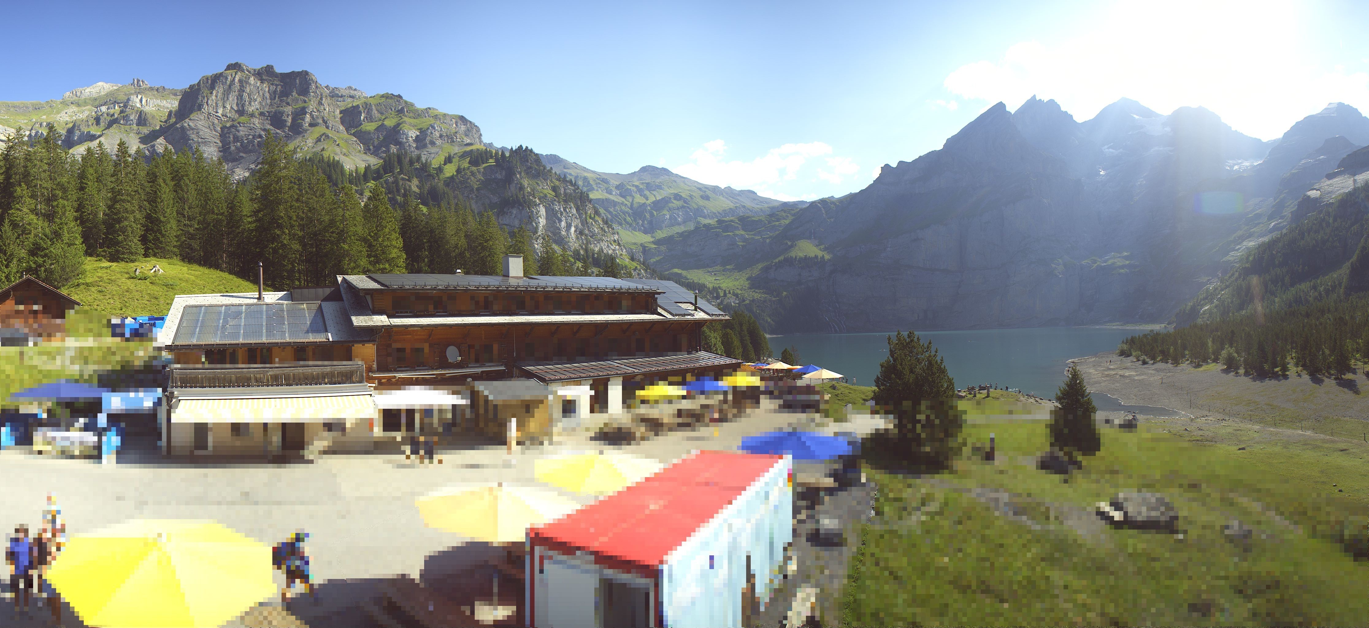 Archived image Webcam Kandersteg: Lake Oeschinensee (1578 m)