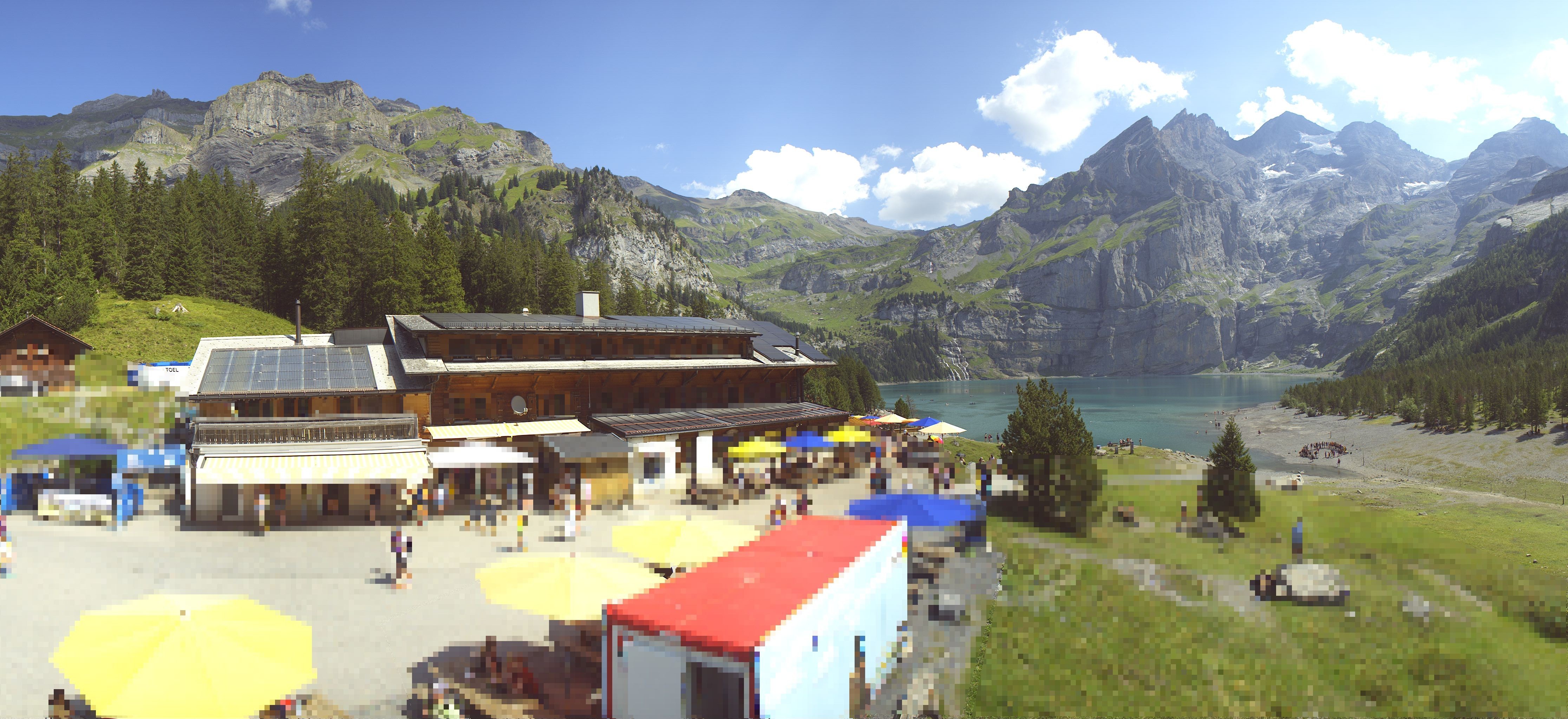 Archived image Webcam Kandersteg: Lake Oeschinensee (1578 m)