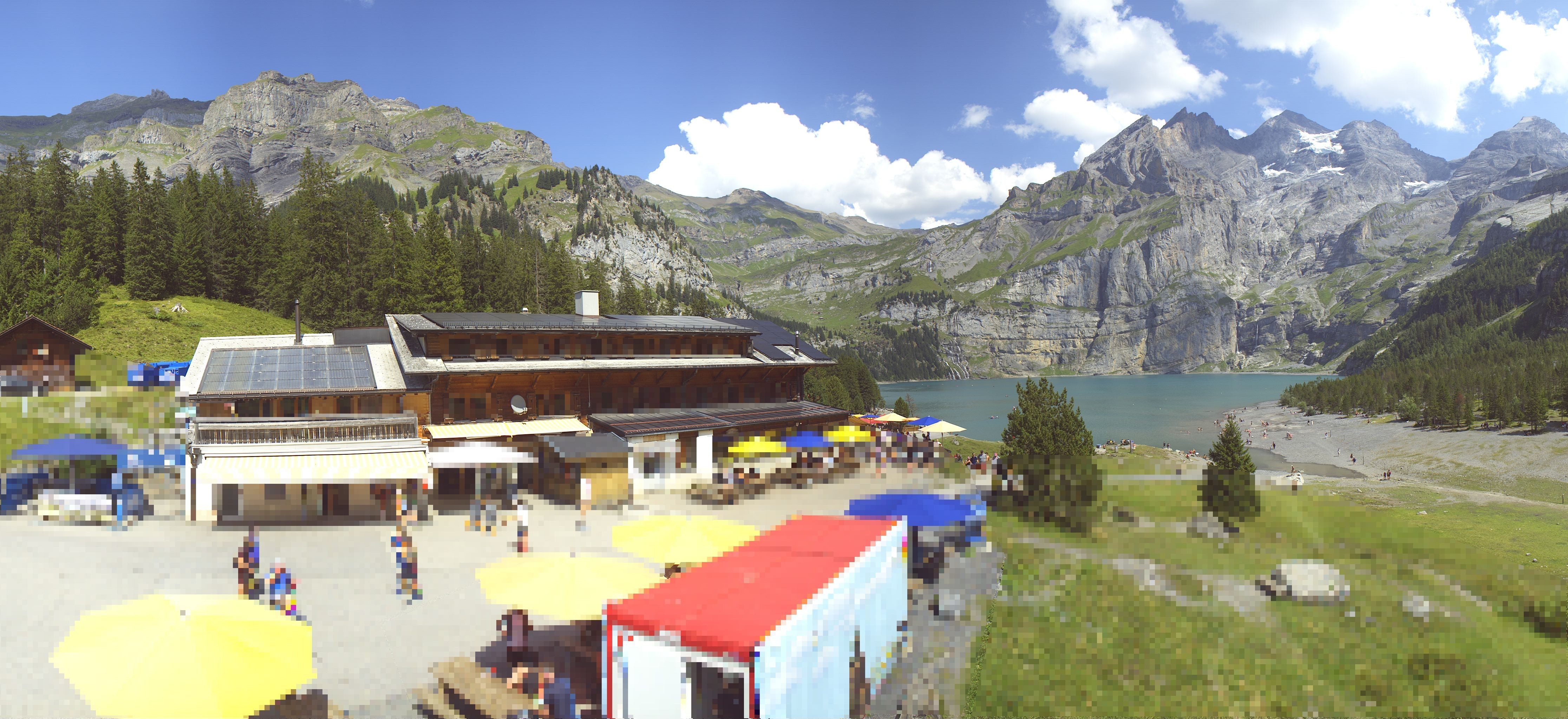 Archiv Foto Webcam Kandersteg: Oeschinensee (1578 m)