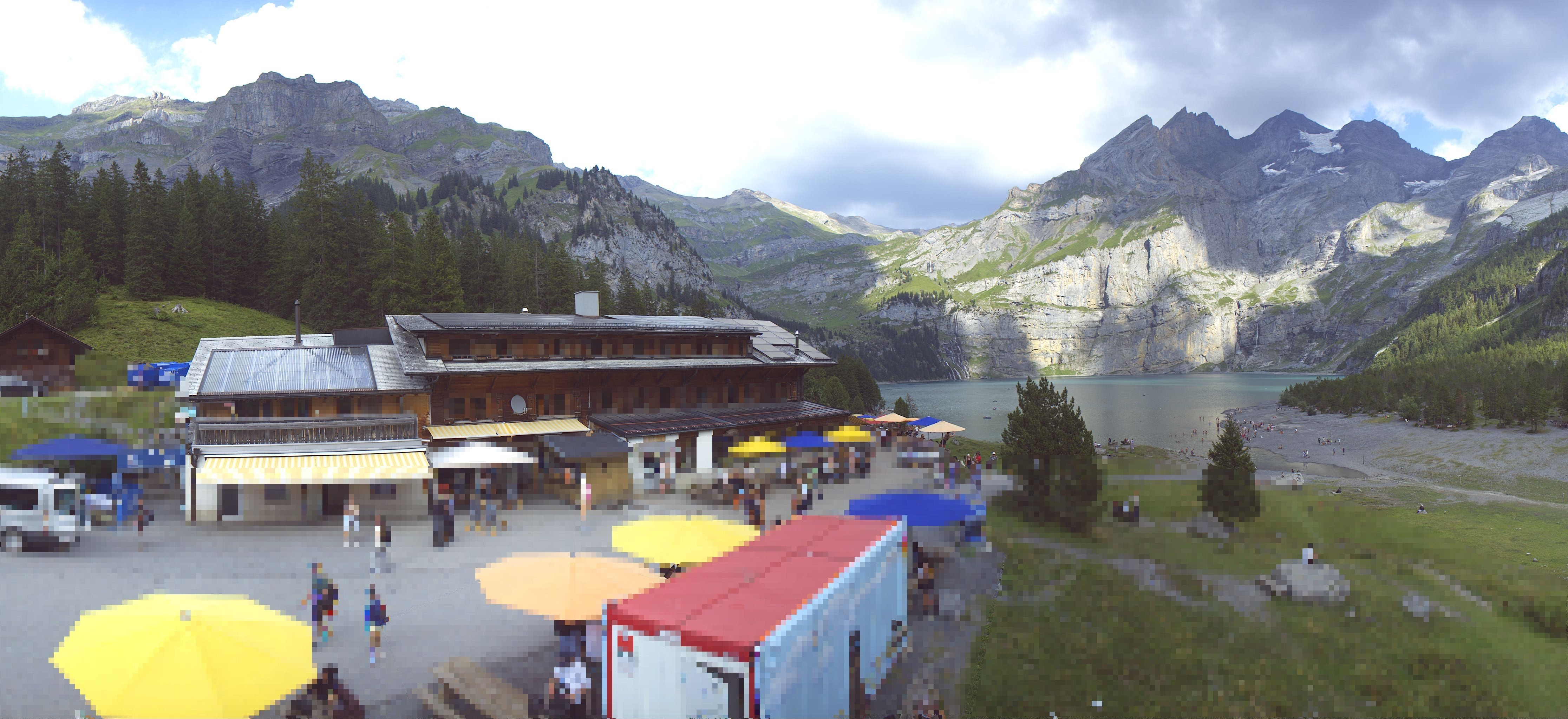Archived image Webcam Kandersteg: Lake Oeschinensee (1578 m)