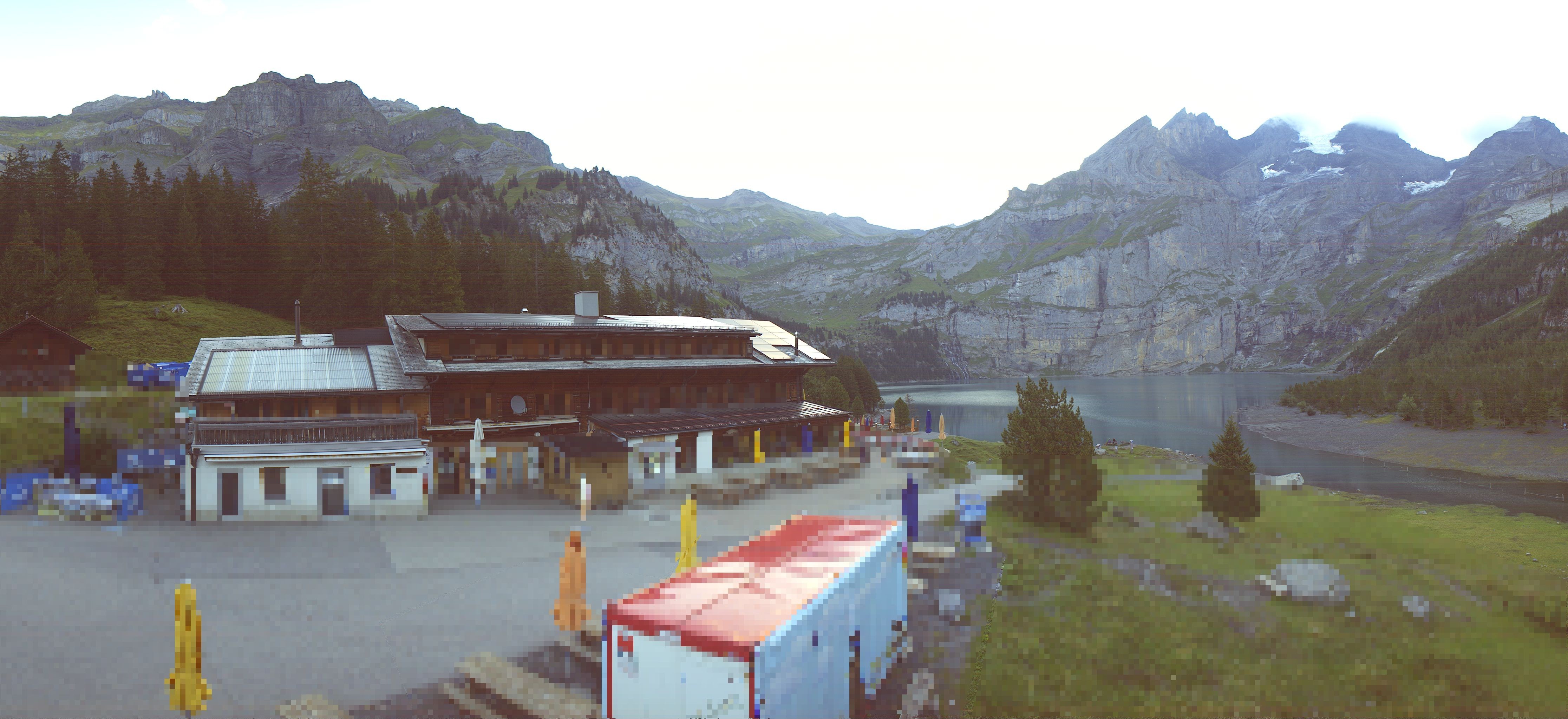 Archived image Webcam Kandersteg: Lake Oeschinensee (1578 m)