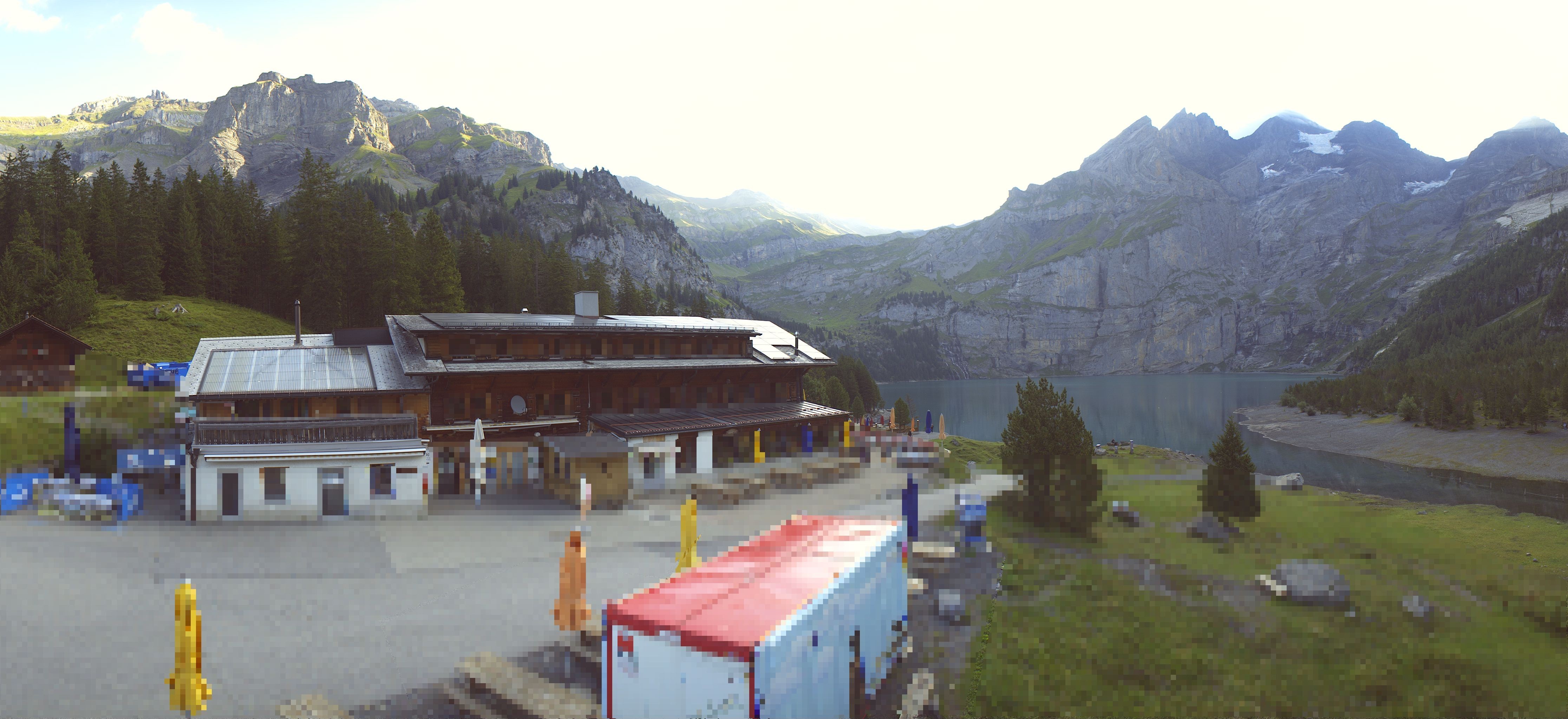 Archived image Webcam Kandersteg: Lake Oeschinensee (1578 m)