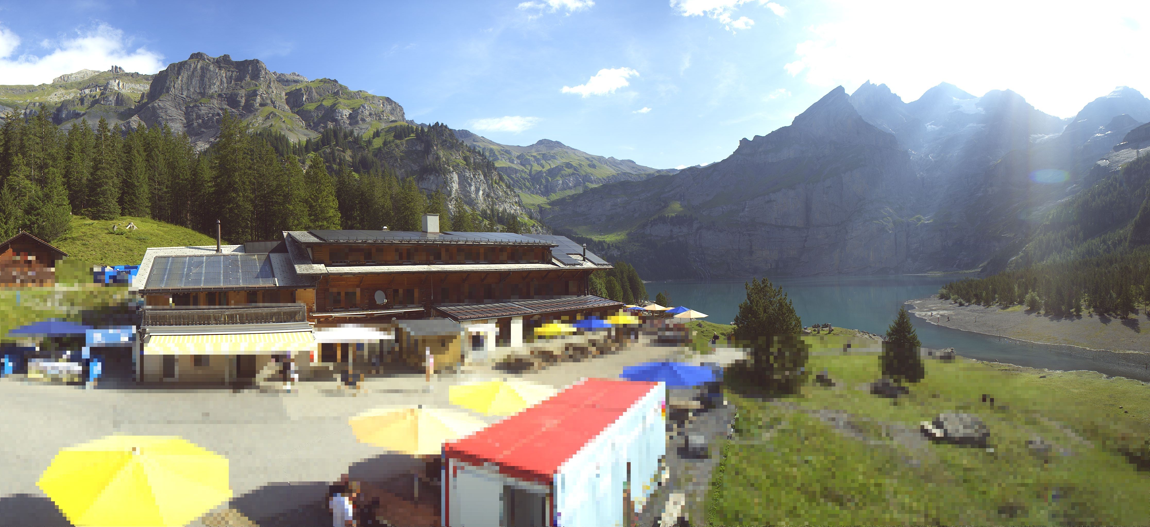 Archived image Webcam Kandersteg: Lake Oeschinensee (1578 m)