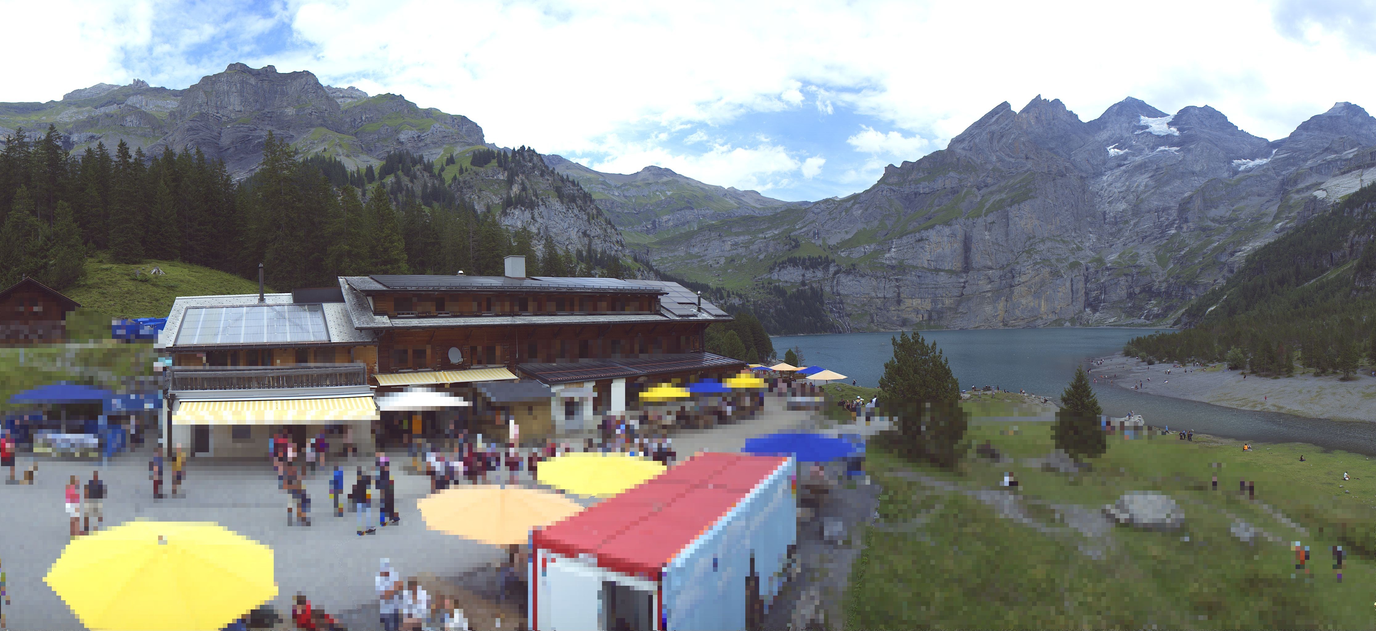 Archived image Webcam Kandersteg: Lake Oeschinensee (1578 m)