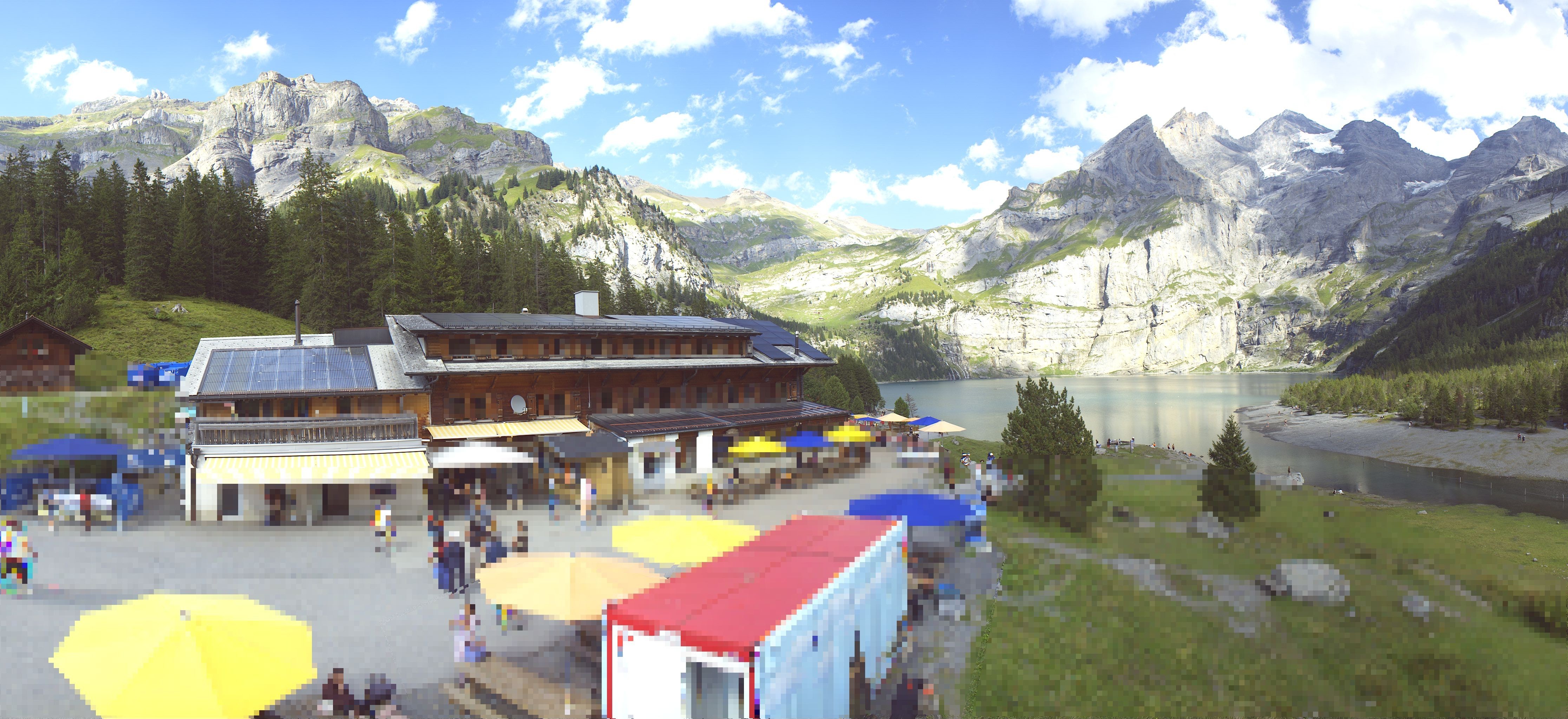 Archived image Webcam Kandersteg: Lake Oeschinensee (1578 m)