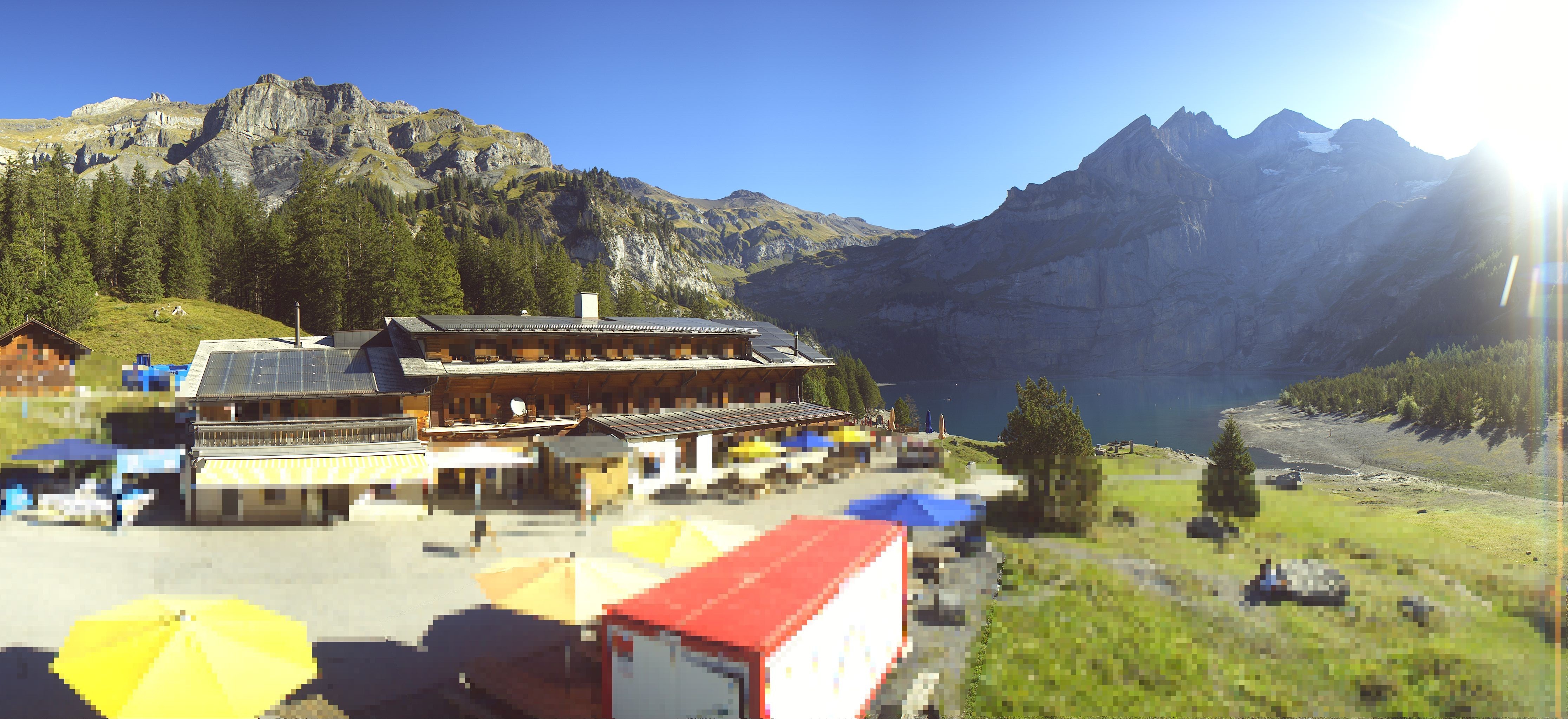 Archiv Foto Webcam Kandersteg: Oeschinensee (1578 m)