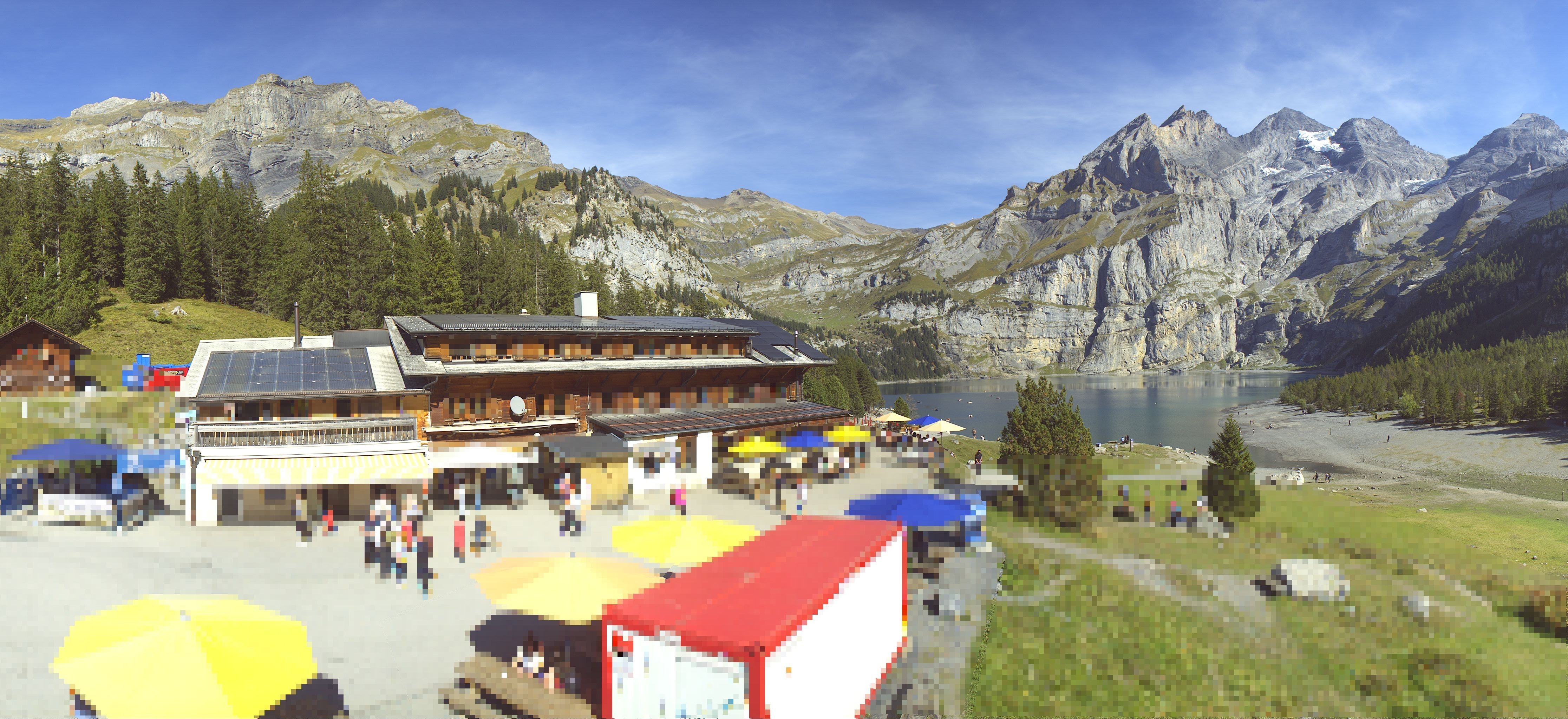 Archiv Foto Webcam Kandersteg: Oeschinensee (1578 m)