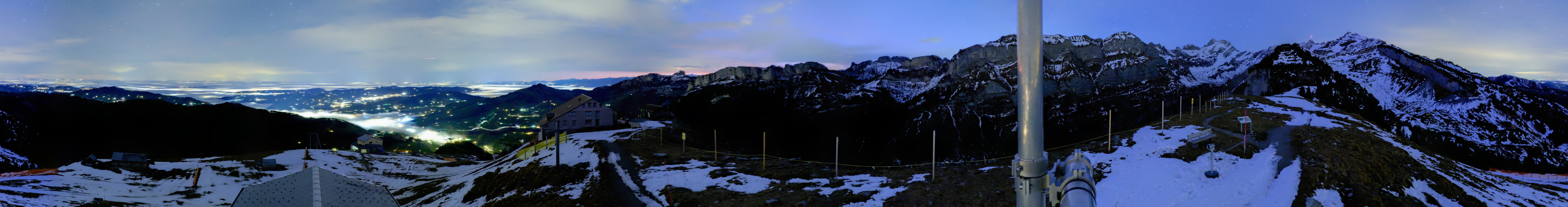 Archiv Foto Webcam Ebenalp Bergstation