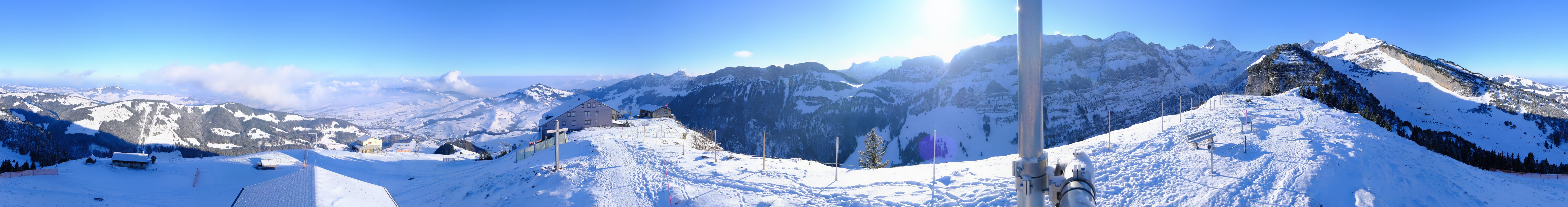 Archiv Foto Webcam Ebenalp Bergstation