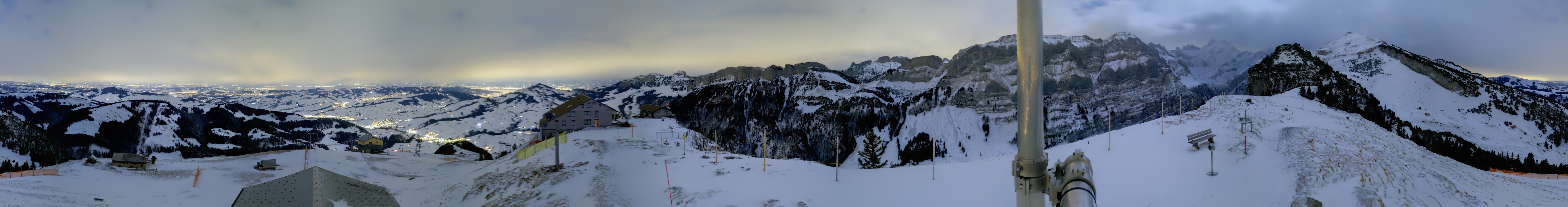 Archived image Webcam Ebenalp Top Station