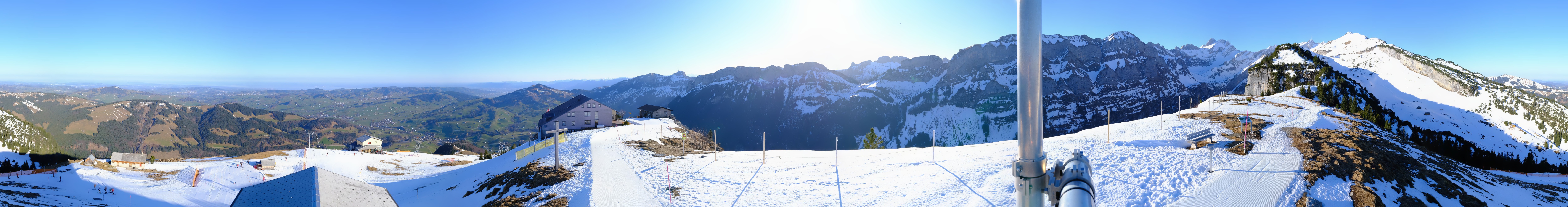 Archiv Foto Webcam Ebenalp Bergstation