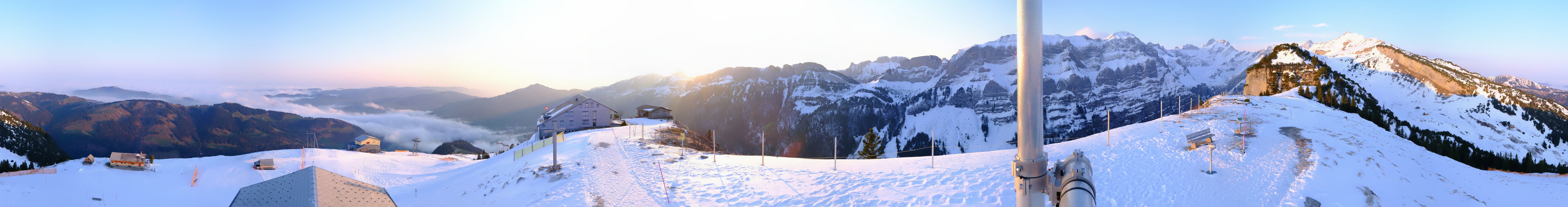 Archived image Webcam Ebenalp Top Station