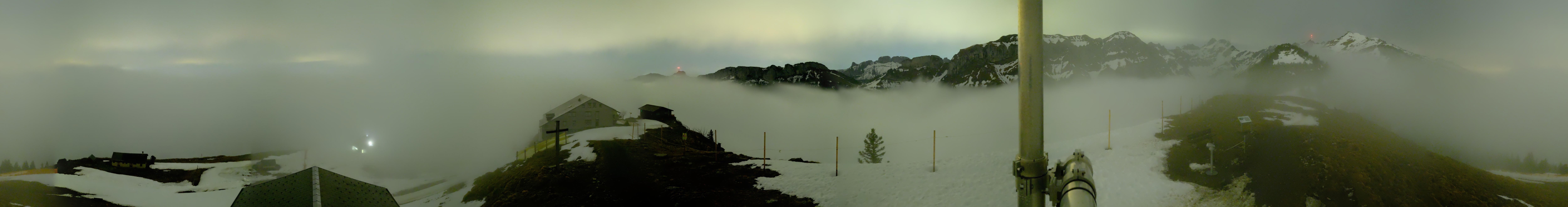 Archived image Webcam Ebenalp Top Station