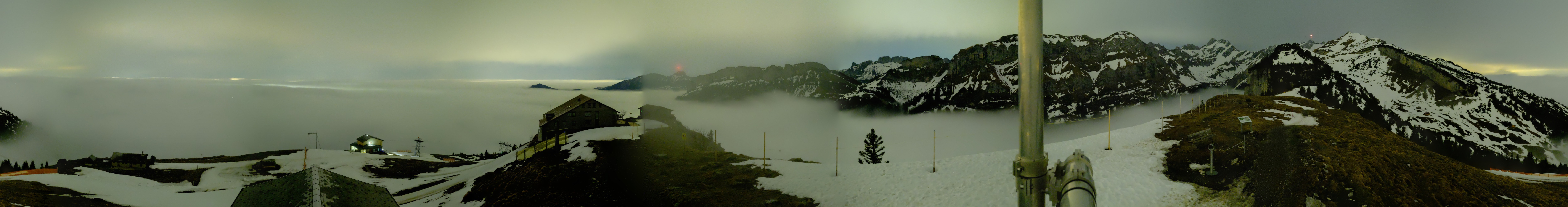 Archived image Webcam Ebenalp Top Station