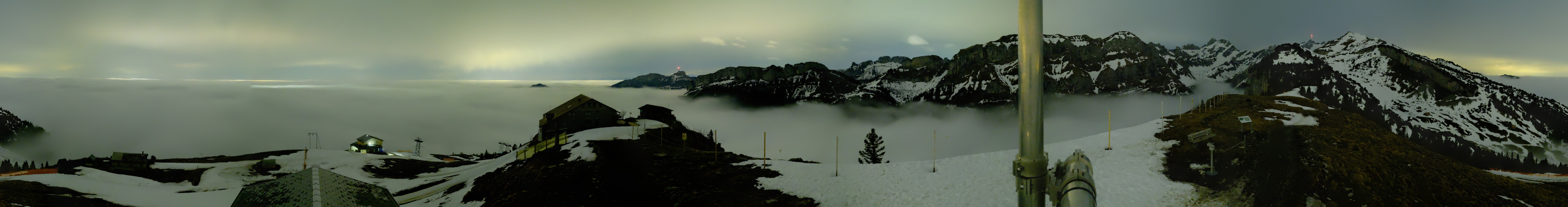 Archived image Webcam Ebenalp Top Station