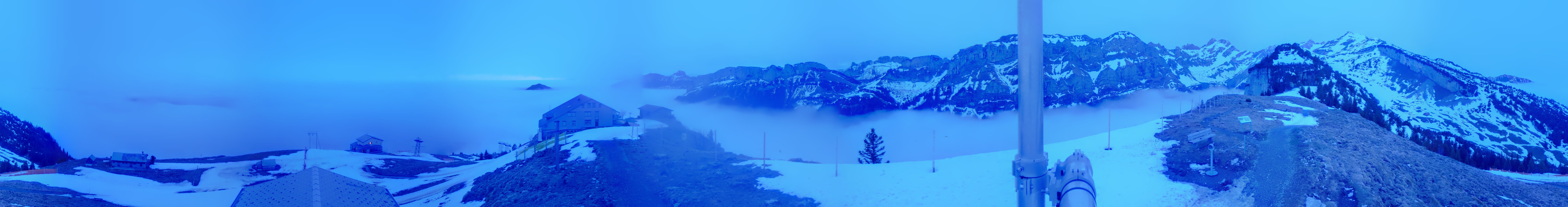 Archived image Webcam Ebenalp Top Station