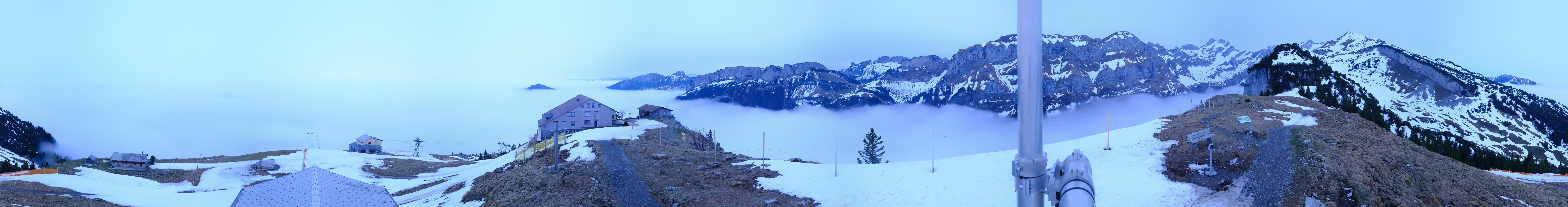 Archived image Webcam Ebenalp Top Station