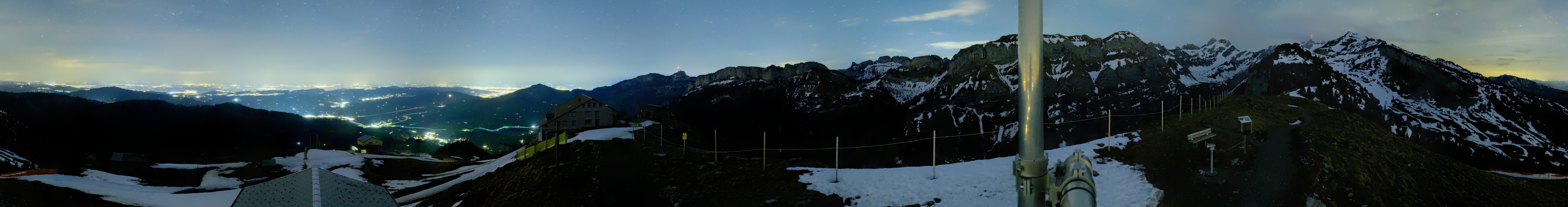 Archived image Webcam Ebenalp Top Station