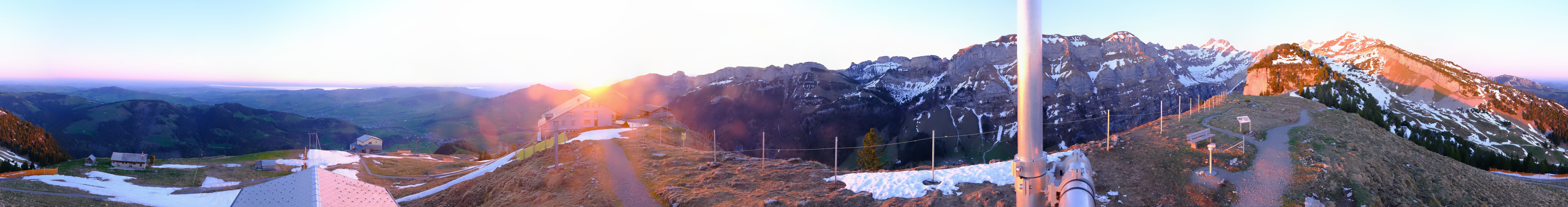 Archiv Foto Webcam Ebenalp Bergstation