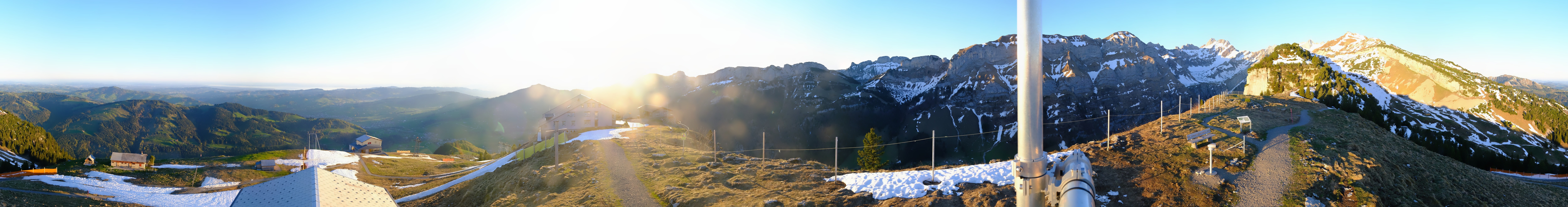 Archiv Foto Webcam Ebenalp Bergstation