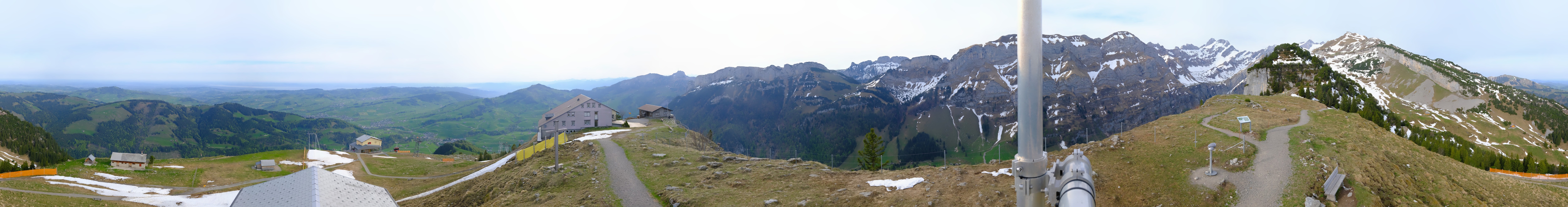 Archiv Foto Webcam Ebenalp Bergstation