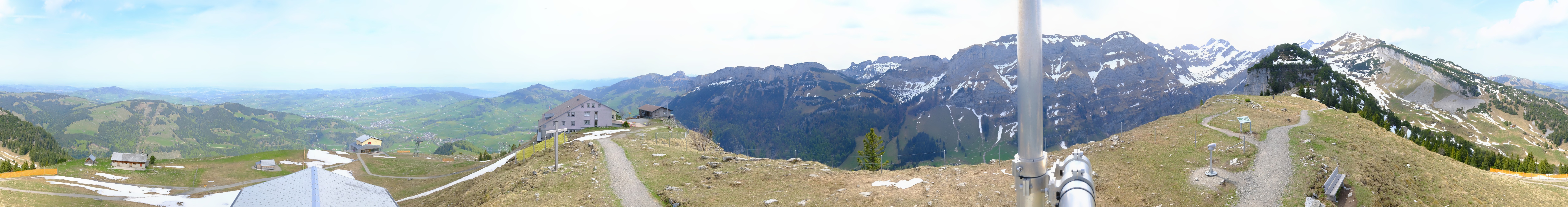 Archiv Foto Webcam Ebenalp Bergstation