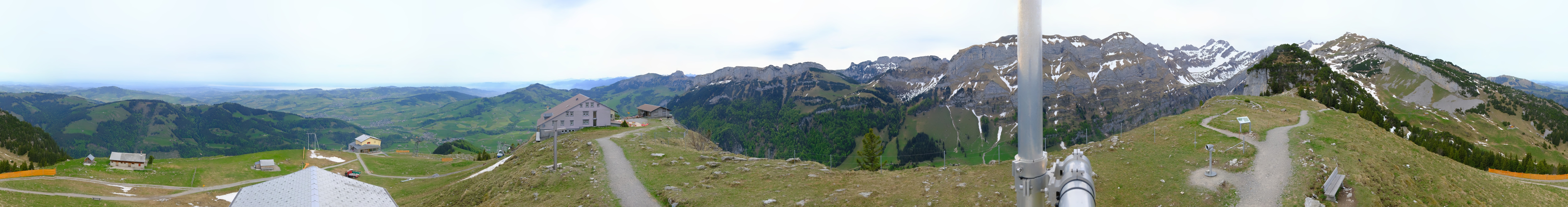 Archiv Foto Webcam Ebenalp Bergstation