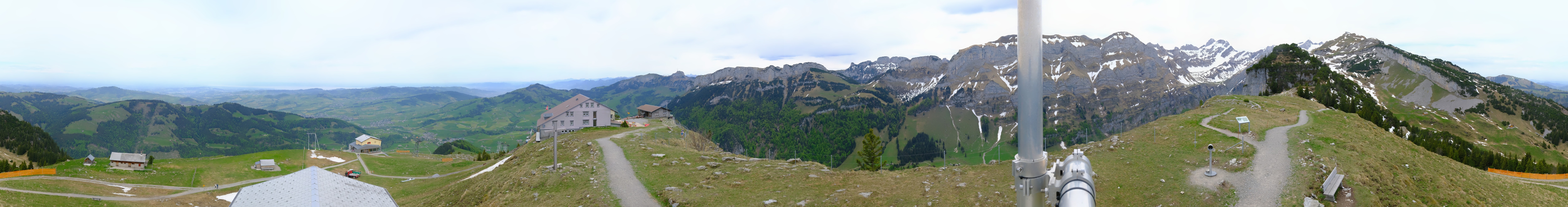 Archiv Foto Webcam Ebenalp Bergstation