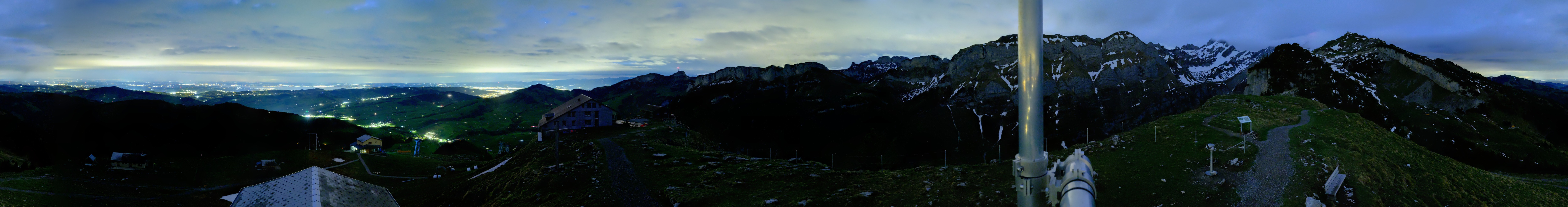 Archived image Webcam Ebenalp Top Station